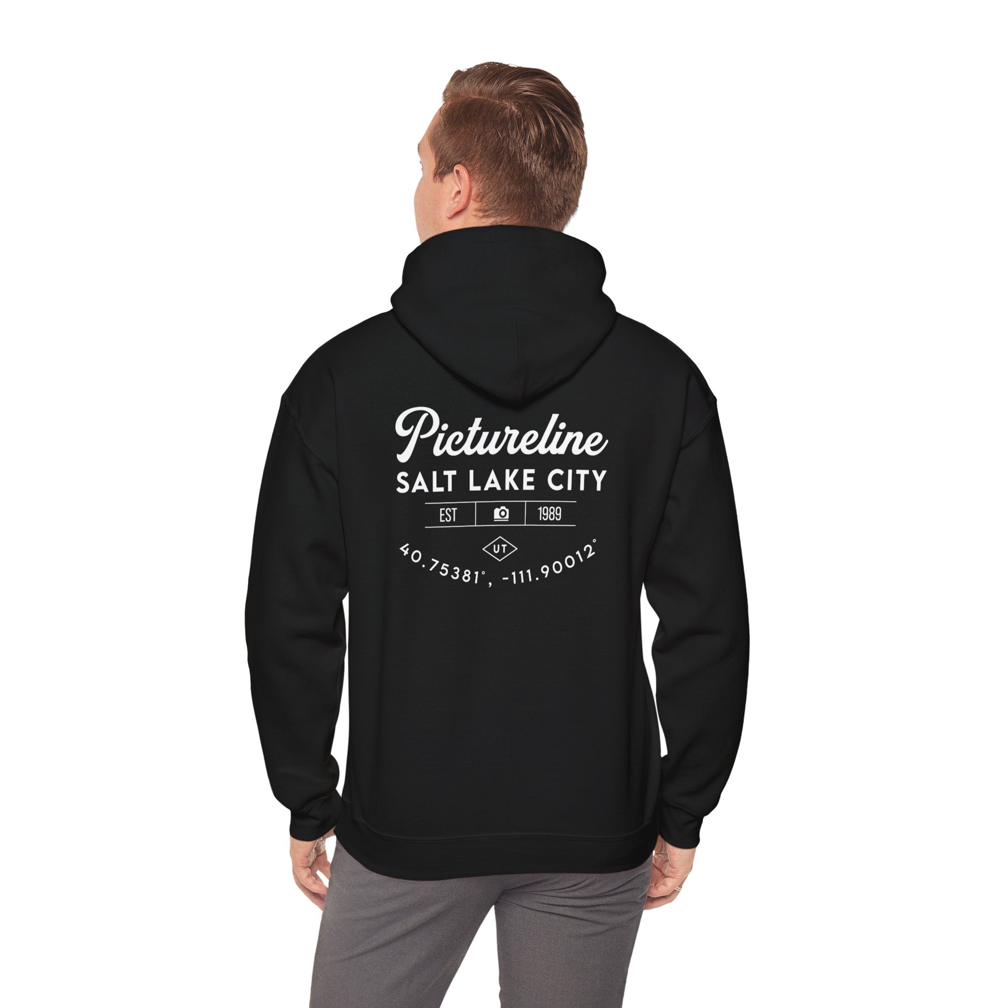 Old School Pictureline Unisex Hooded Sweatshirt (Back Design)