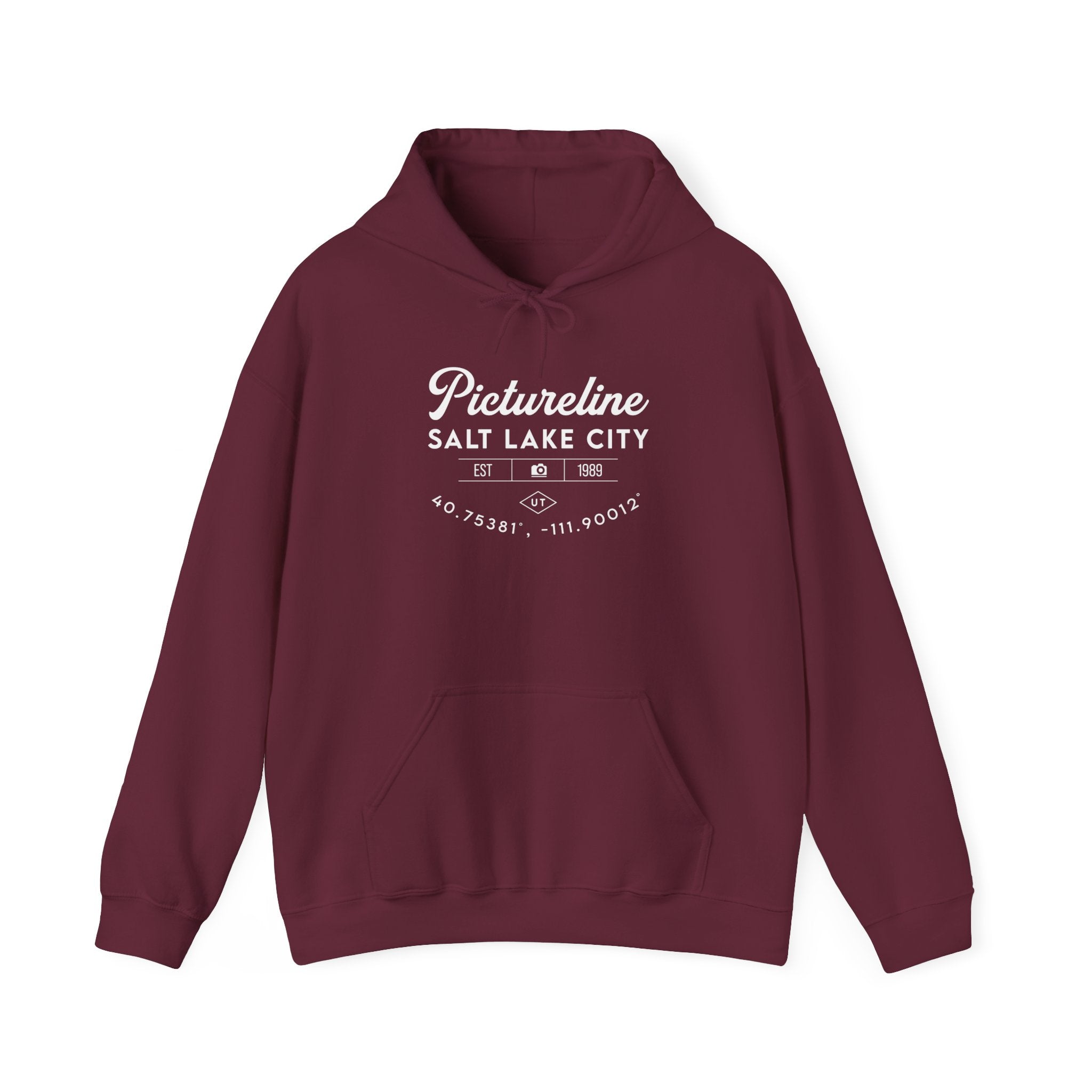 Old School Pictureline Unisex Hooded Sweatshirt (Front Design)