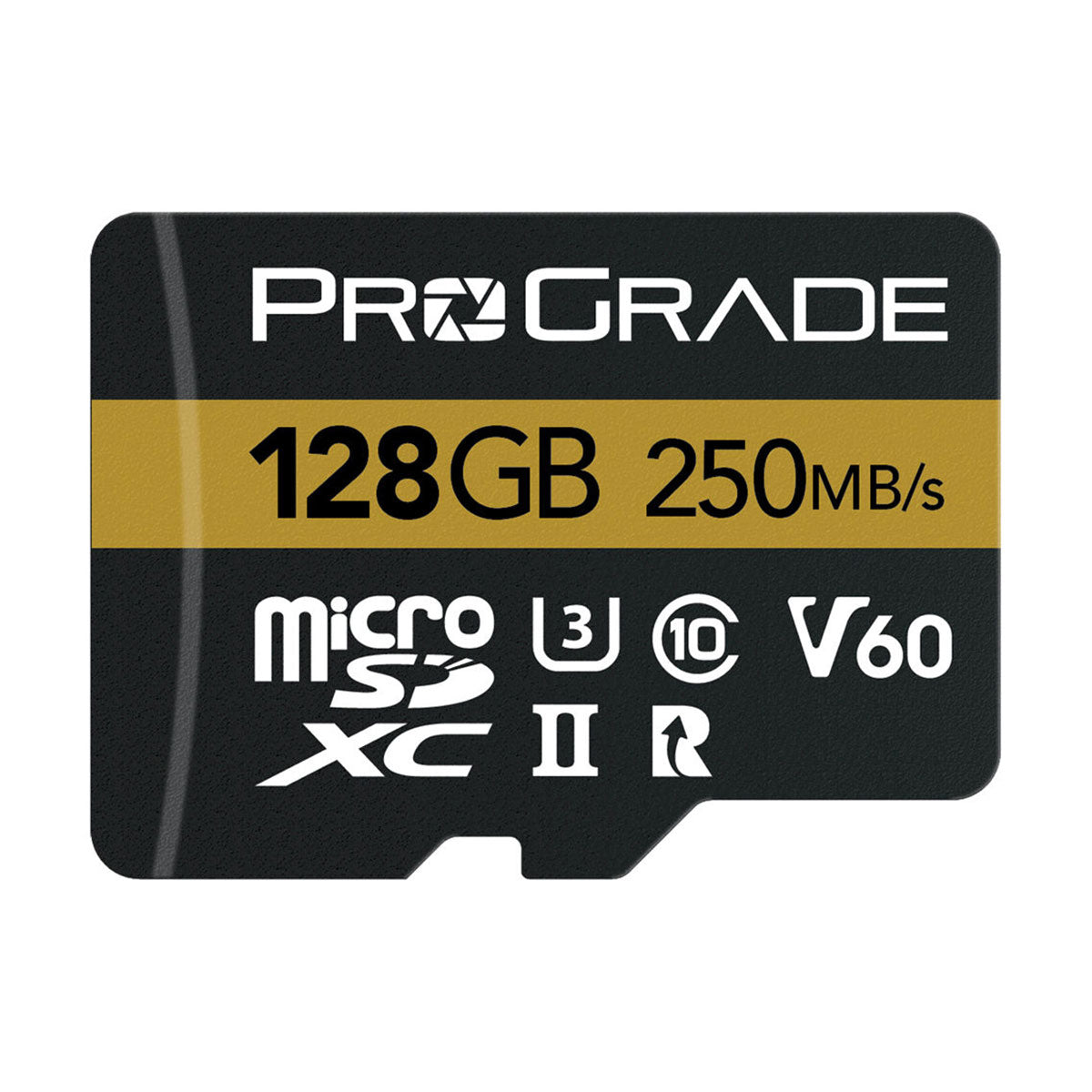 ProGrade Digital 128GB UHS-II microSDXC (V60) Memory Card with SD Adapter