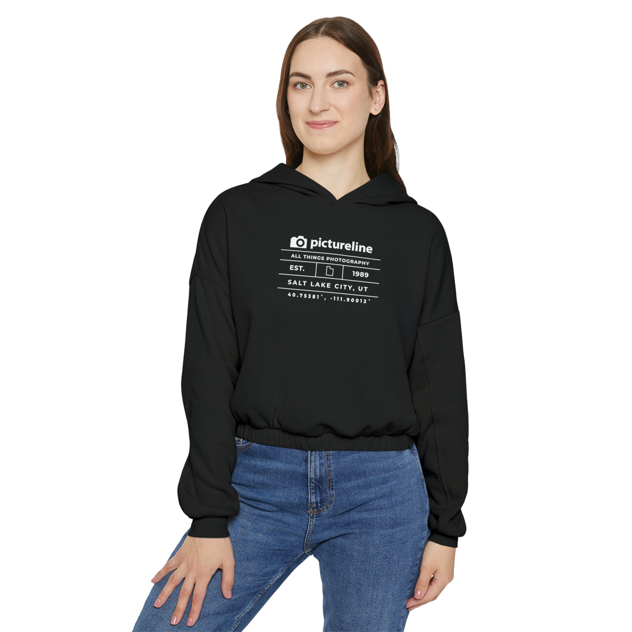 Pictureline Cinched Crop Hoodie