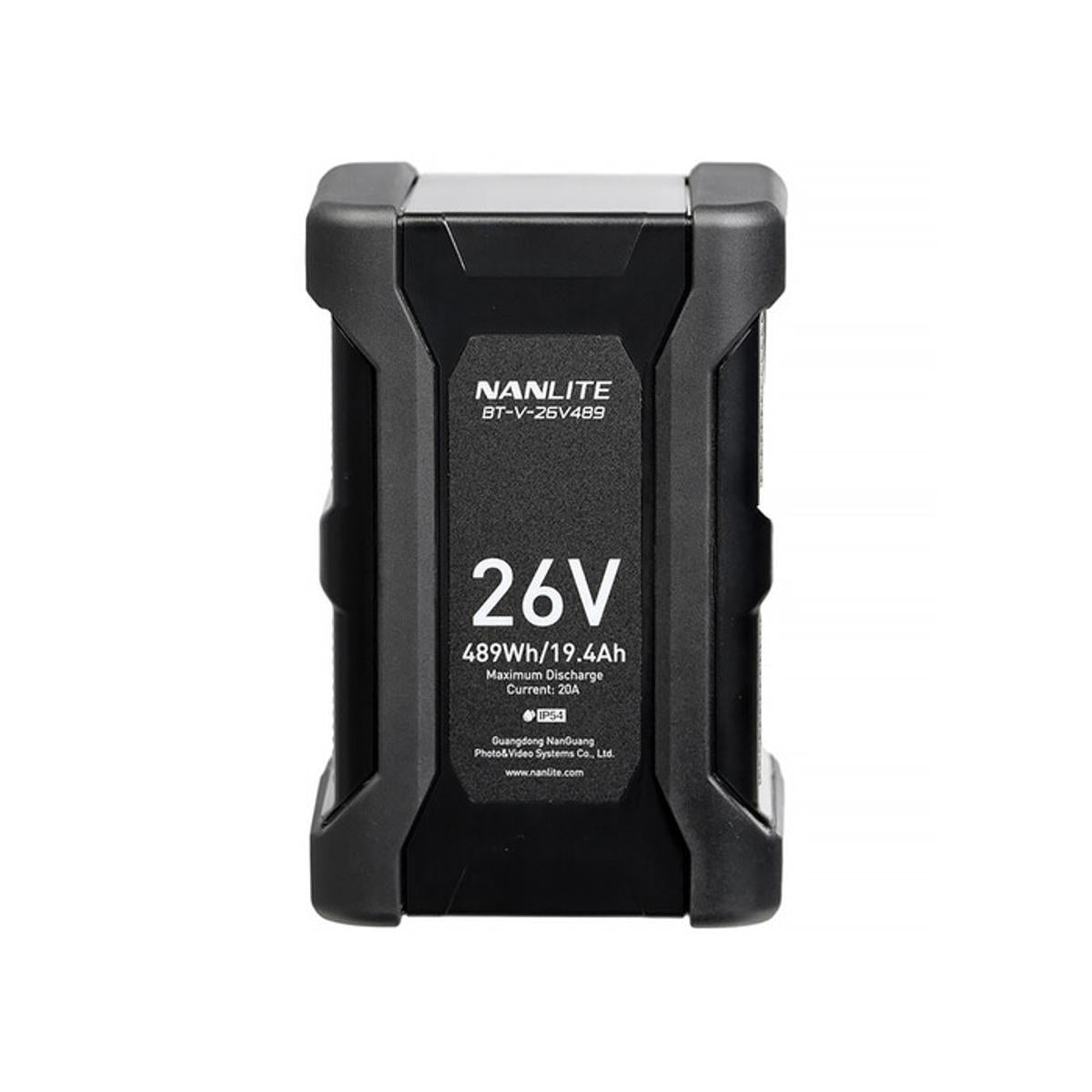 Nanlite 26V 489Wh V-Mount Battery