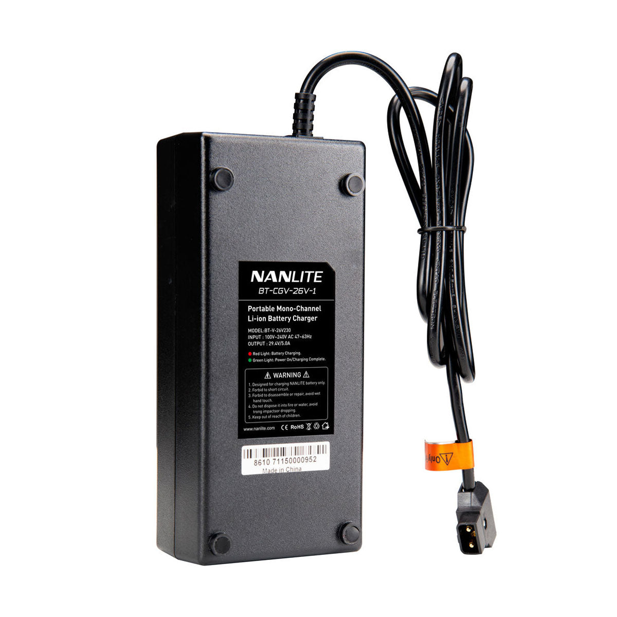 Nanlite 26V V-Mount Battery Charger with D-Tap Output