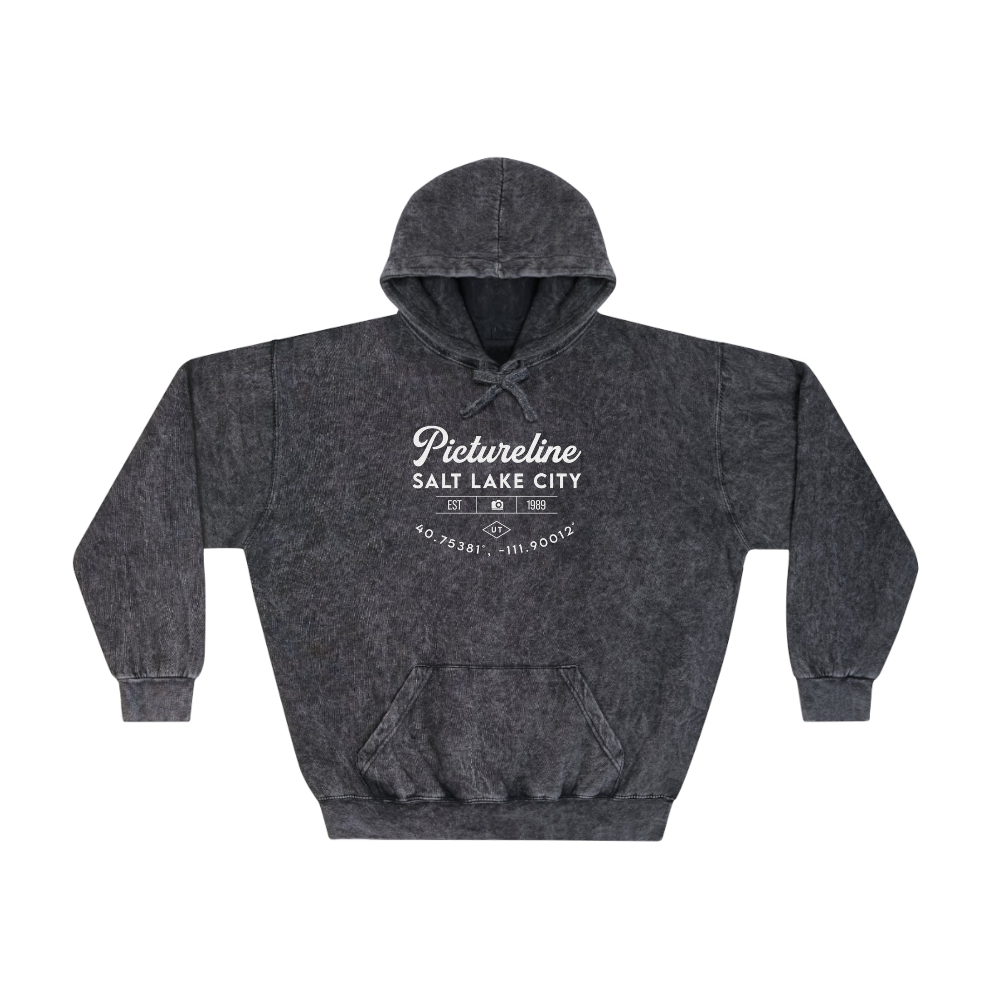 Old School Pictureline Unisex Mineral Wash Hoodie