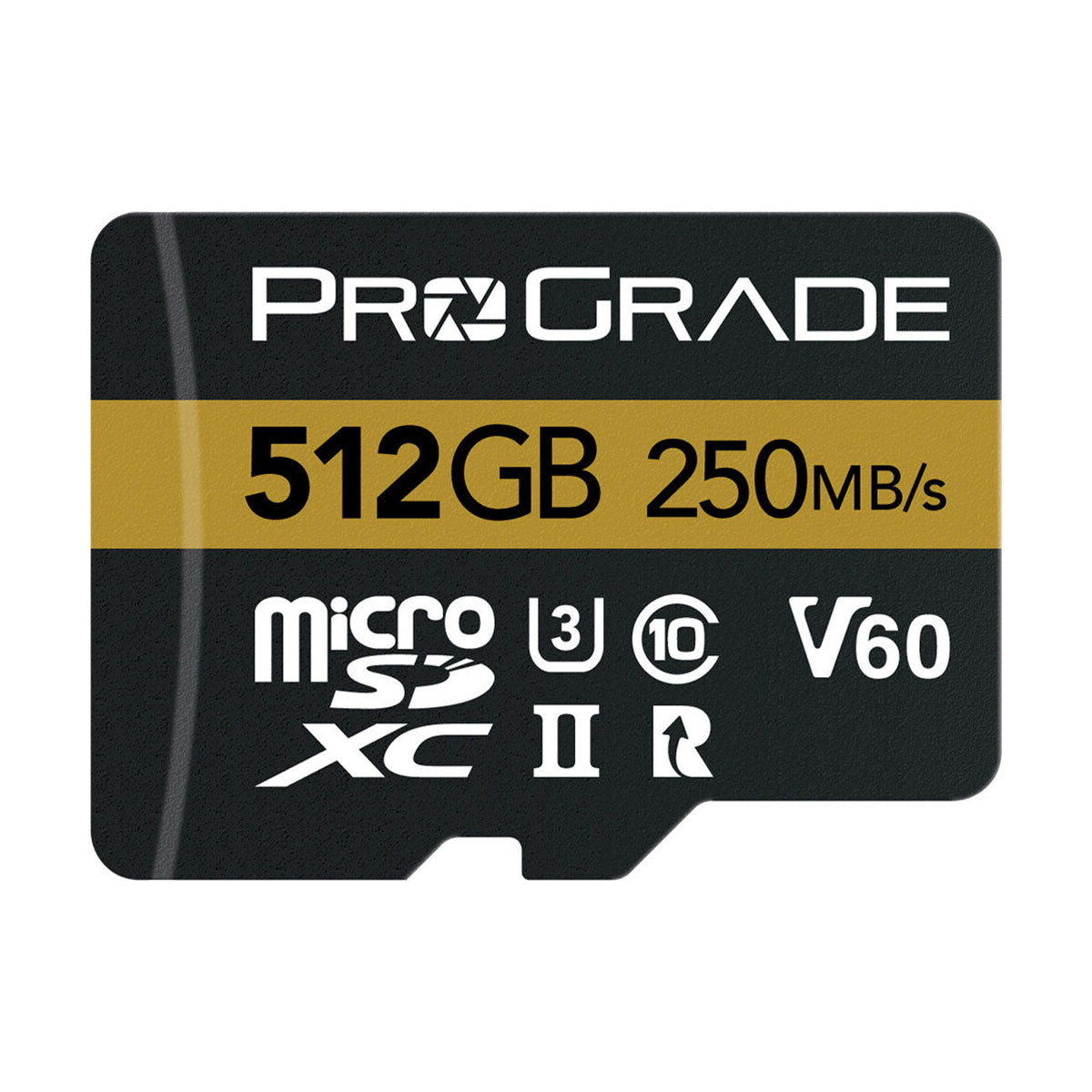 ProGrade Digital 512GB UHS-II microSDXC (V60) Memory Card with SD Adapter