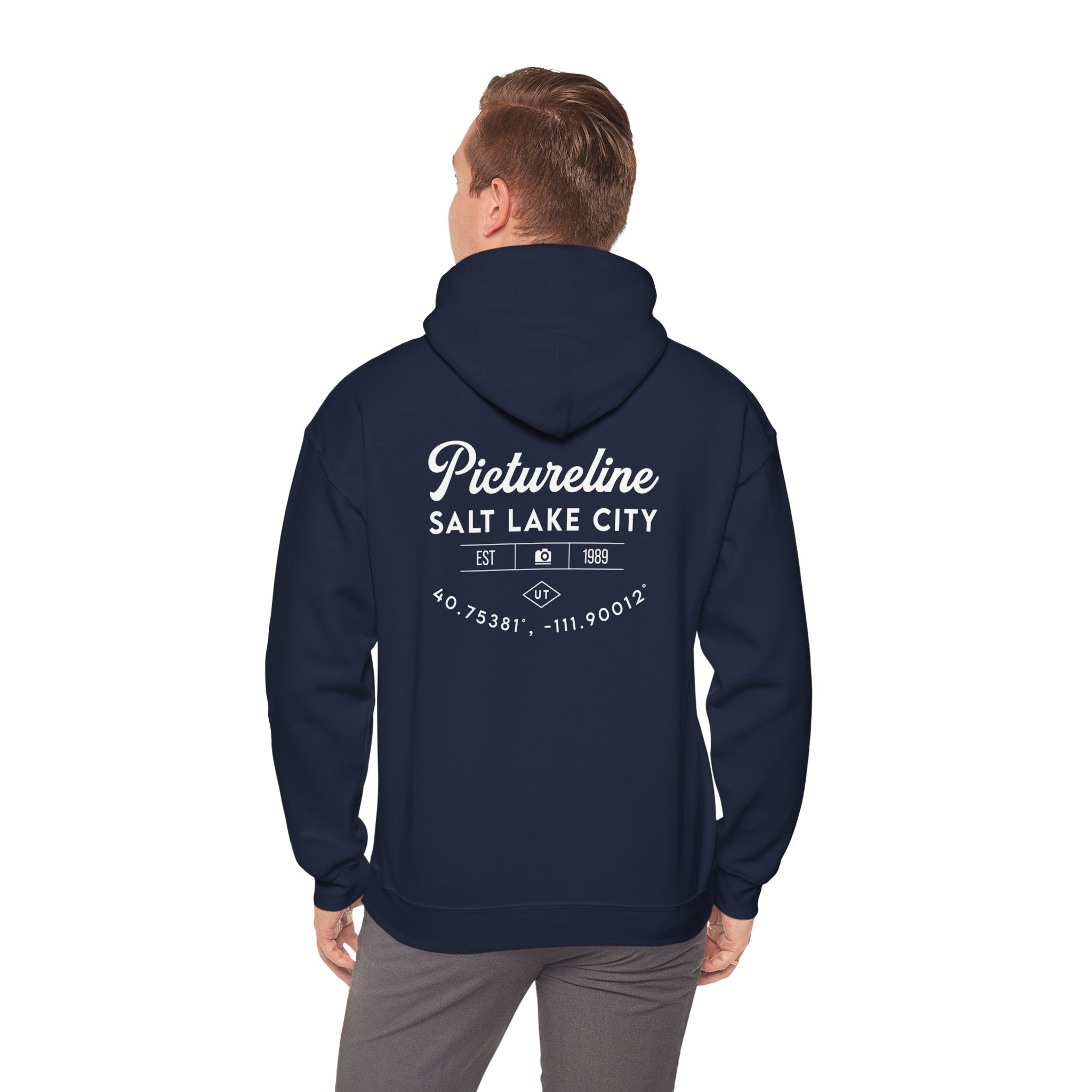 Old School Pictureline Unisex Hooded Sweatshirt (Back Design)