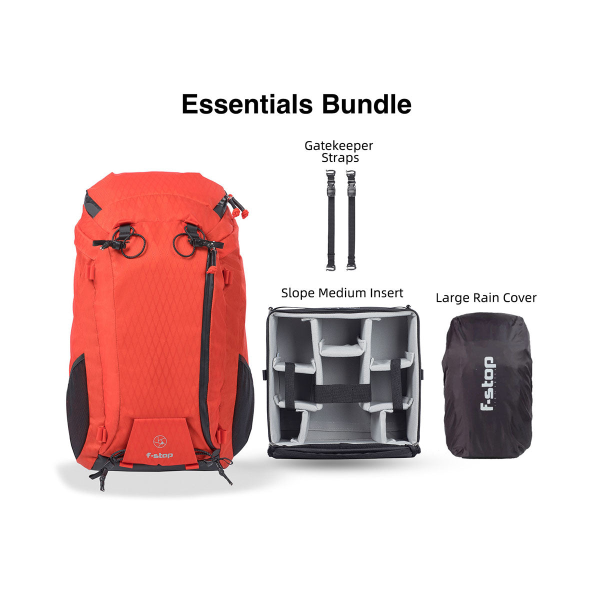 f-stop AJNA 37L DuraDiamond Essential Backpack Bundle (Magma Red)