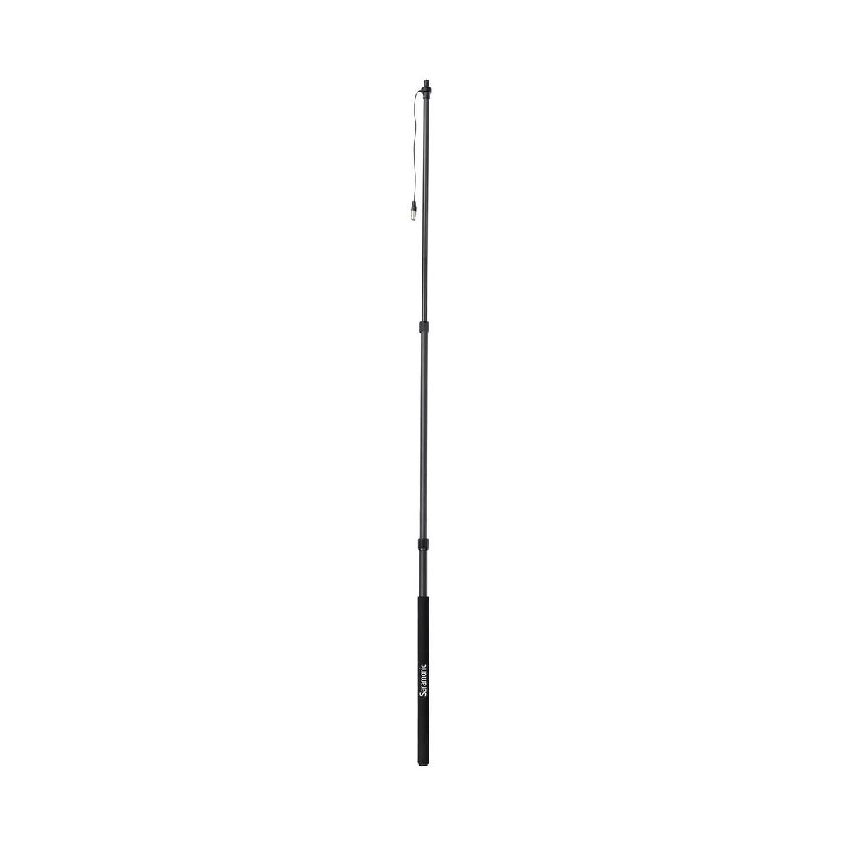 Saramonic Boompole Lite 3-Section Carbon Fiber with Internal Coiled XLR Cable (8.2')