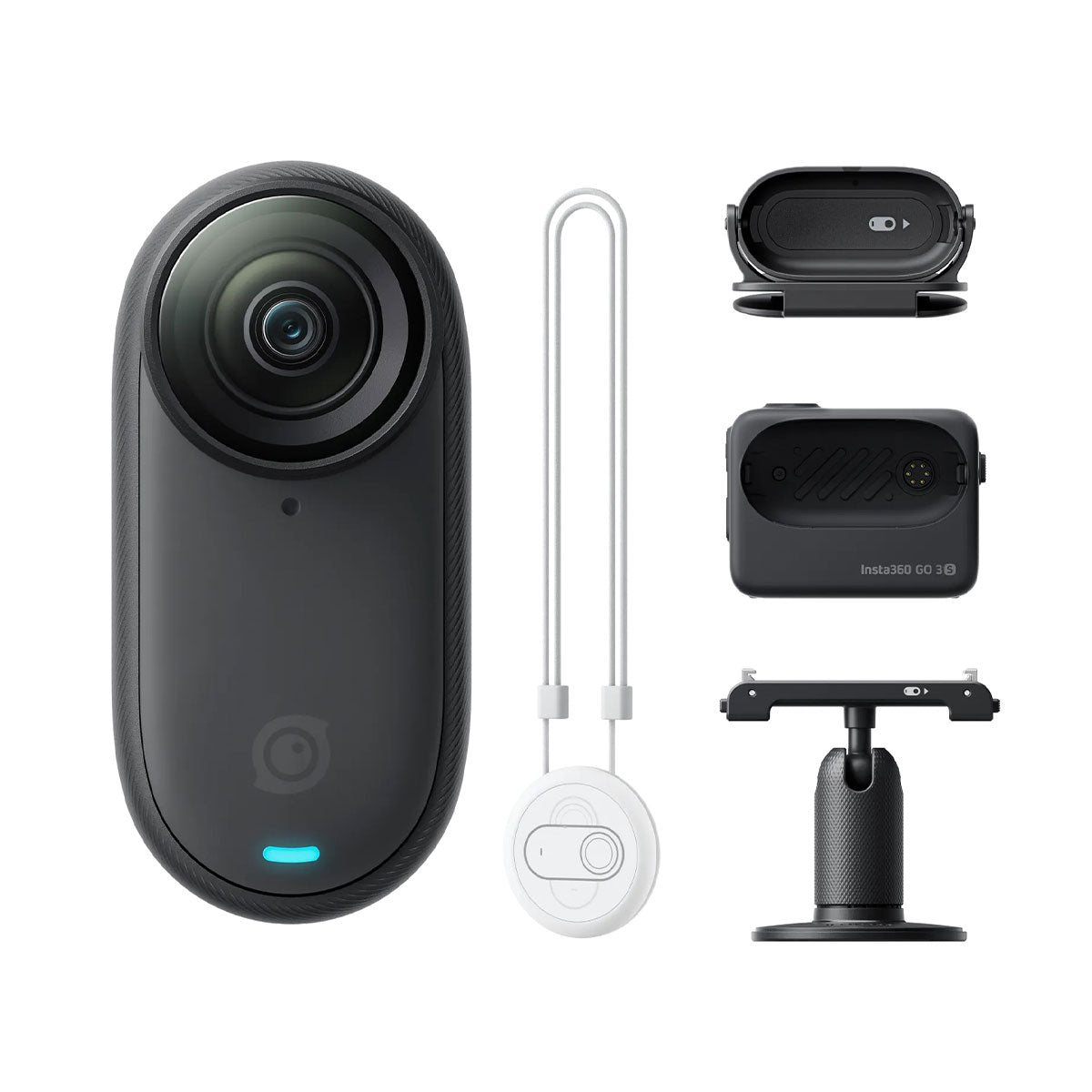 Insta360 GO 3S Action Camera Standard Bundle (128GB, Midnight Black)