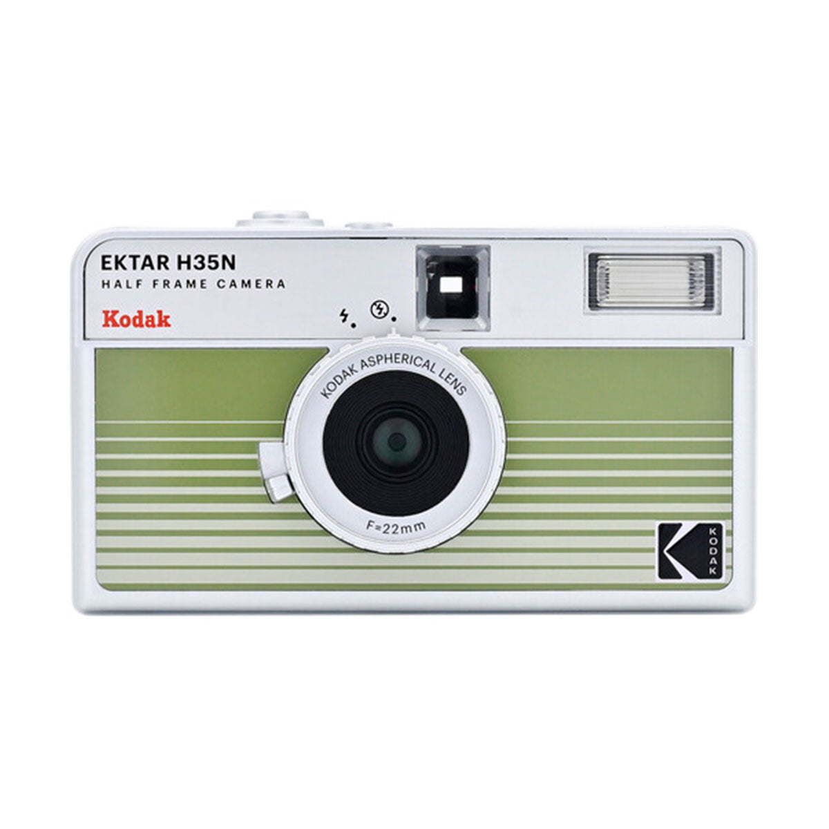 Kodak H35N 1/2 Frame Film Camera - Green