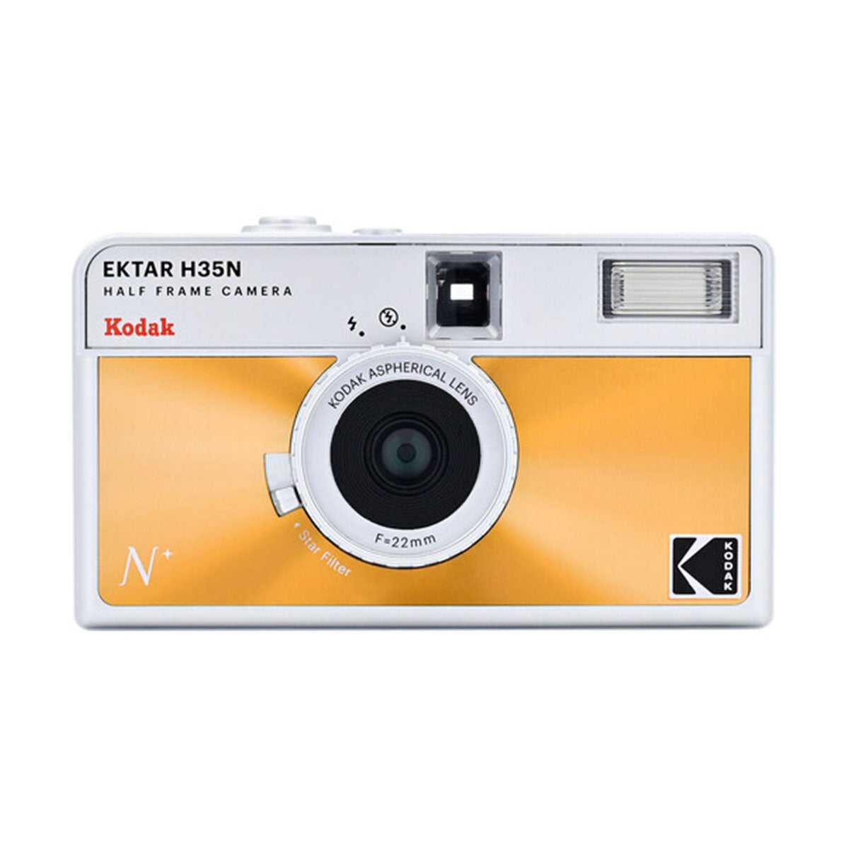 Kodak H35N 1/2 Frame Film Camera - Orange