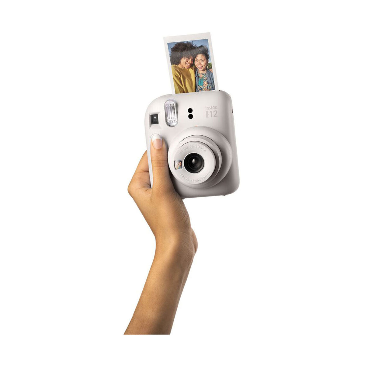 Fujifilm INSTAX Mini 12 Instant Film Camera (Clay White)