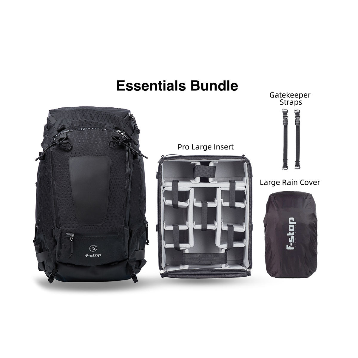 f-stop TILOPA 50L DuraDiamond Essential Backpack Bundle (Anthracite Black)