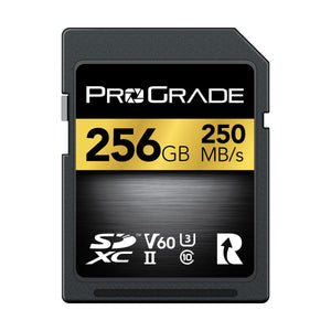 ProGrade Digital 256GB UHS-II SDXC (V60) Memory Card