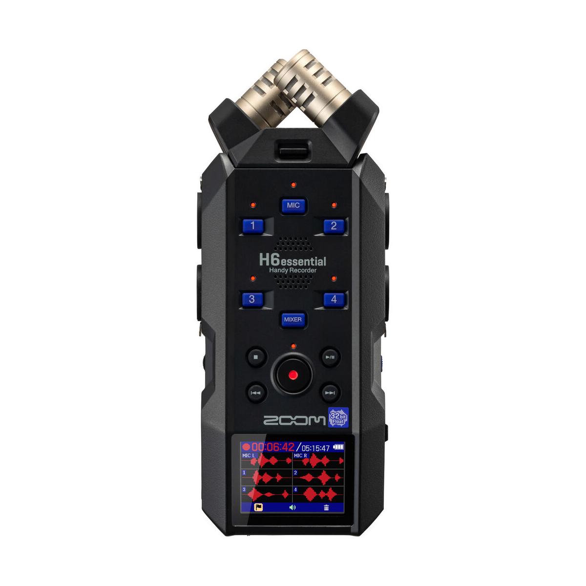 Zoom H6essential 6-Track 32-Bit Float Handy Recorder