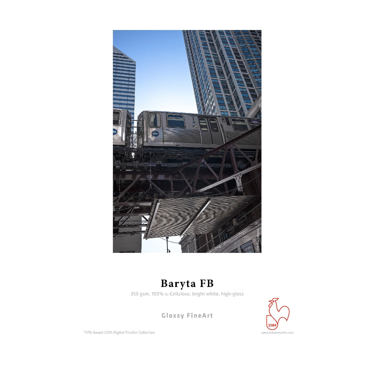 Hahnemuhle Baryta FB 350gsm 8.5”x11” 25 Sheets