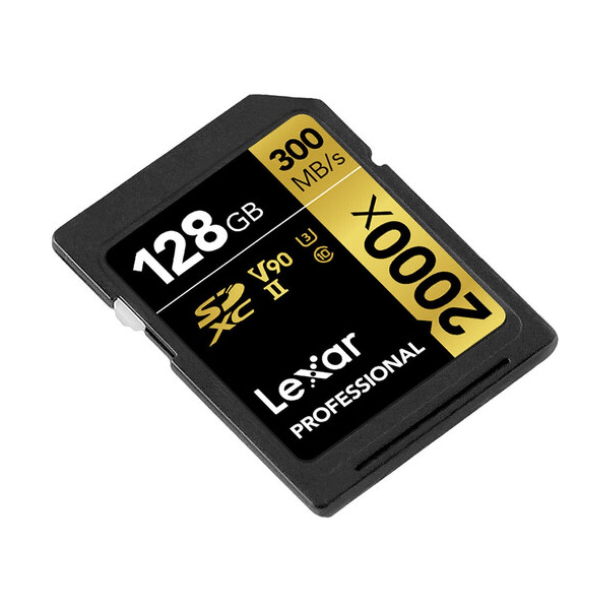 Lexar 128GB Professional 2000x UHS-II SDXC (V90) Memory Card (2 - Pack)