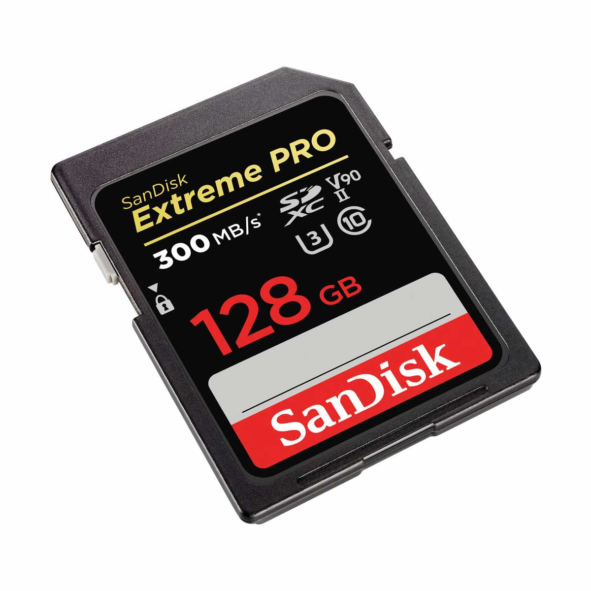 SanDisk 128GB Extreme PRO UHS-II SDXC (V90) Memory Card 300 MB/s