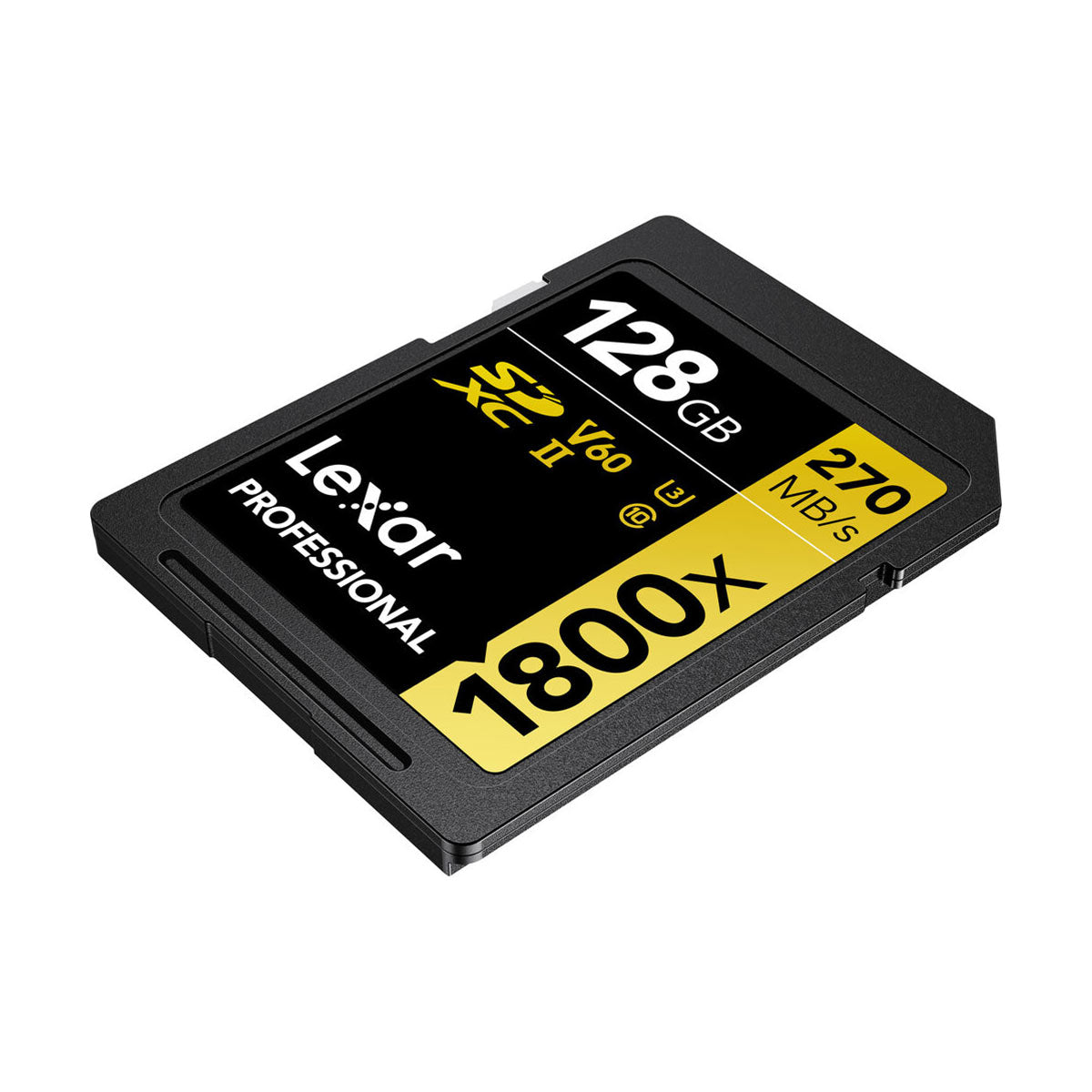 Lexar 128GB Professional 1800x UHS-II SDXC (V60) Memory Card