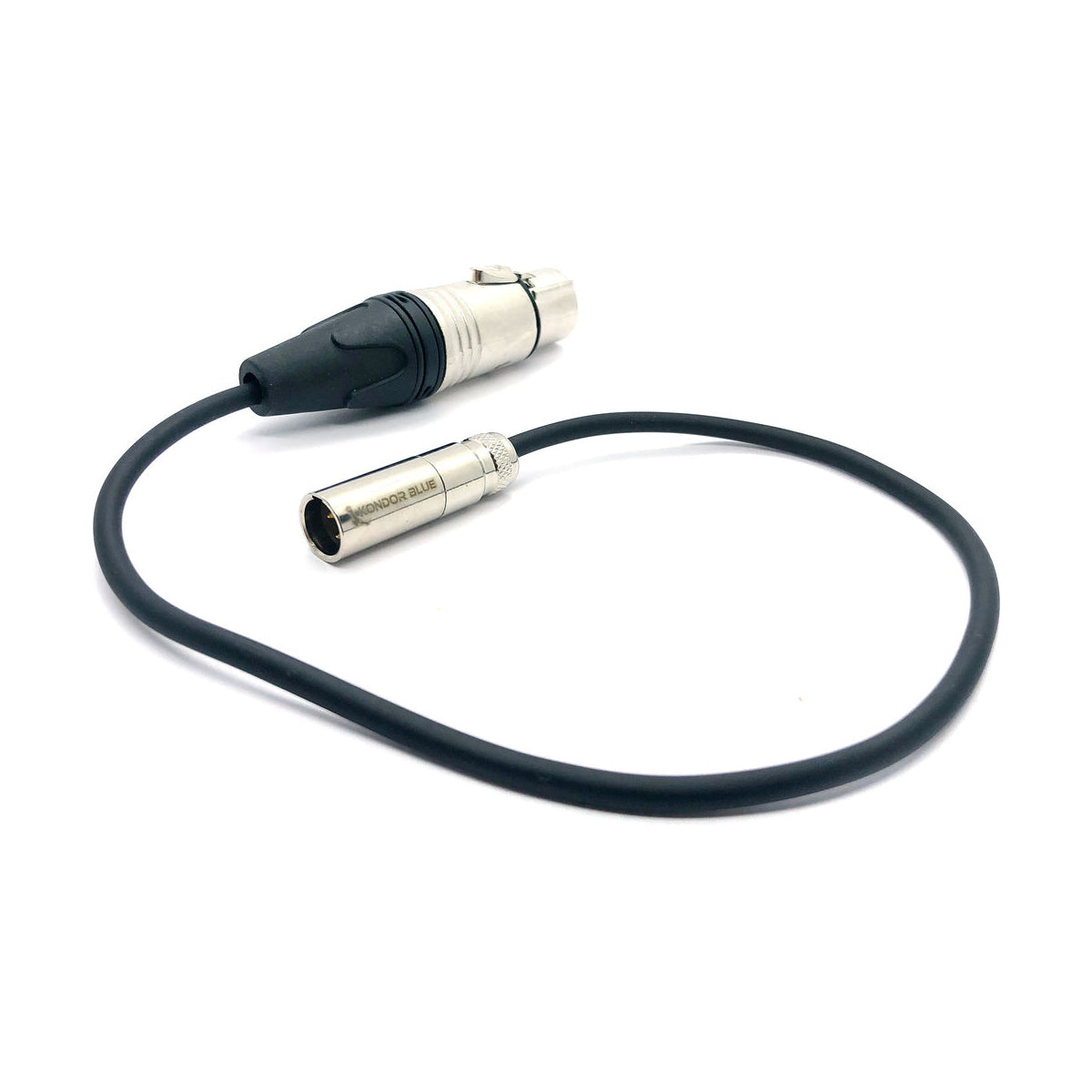 Kondor Blue 16” Mini XLR to XLR for BMPCC 4K/6K and C70 (Black)