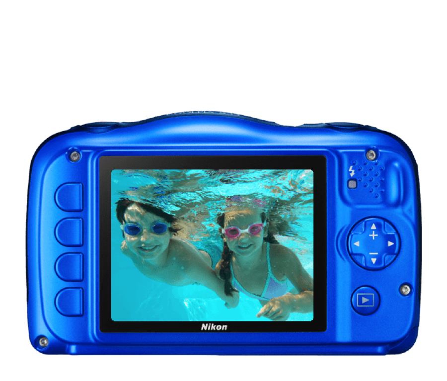 Nikon Coolpix S33 Digital Camera Blue, discontinued, Nikon - Pictureline  - 4