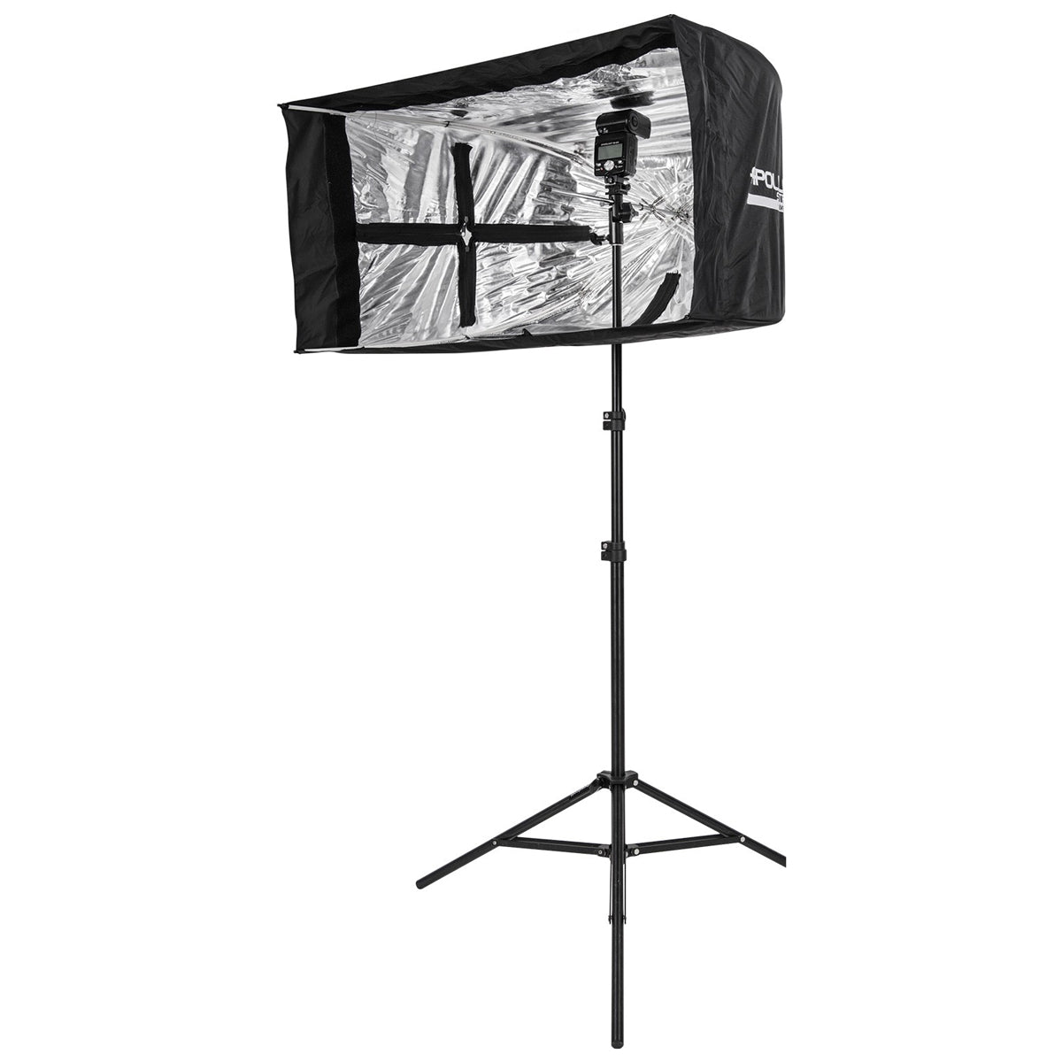 Westcott Apollo Strip Softbox with 40 Degree Egg Crate Grid (16”x30”)