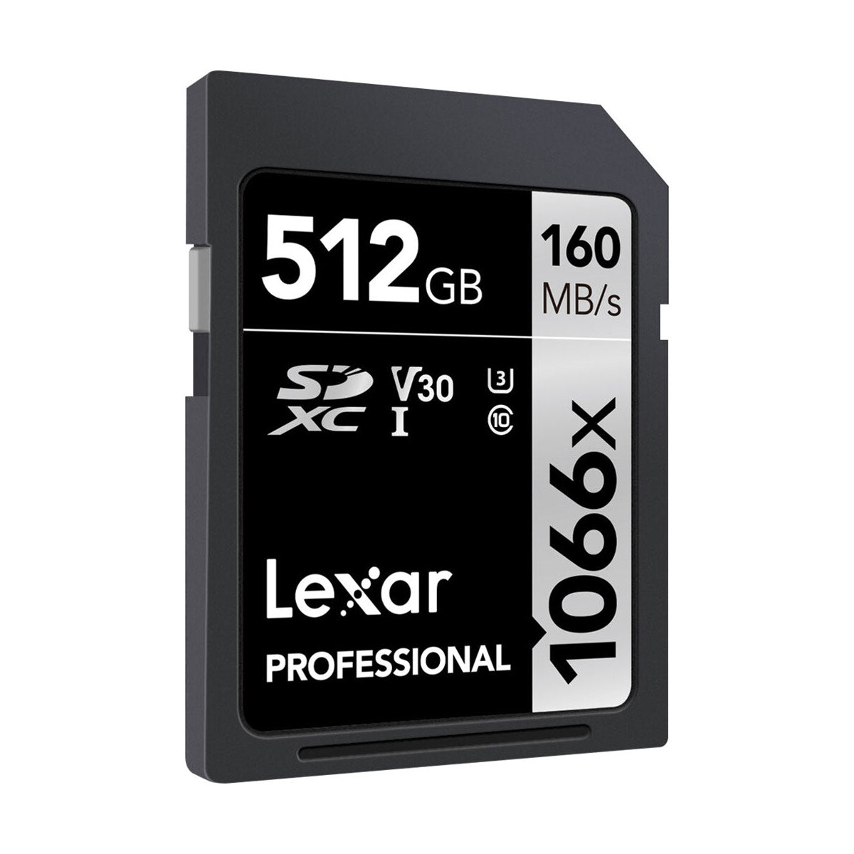 Lexar 512GB Professional 1066x UHS-I SDXC (V30) Memory Card