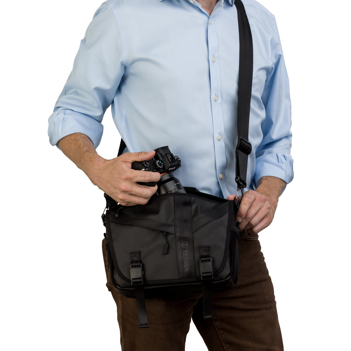 Tenba DNA 8 Black Messenger Bag  (Special Edition)