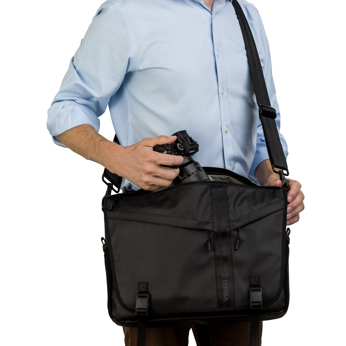 Tenba DNA 15 Slim Black Messenger Bag  (Special Edition)