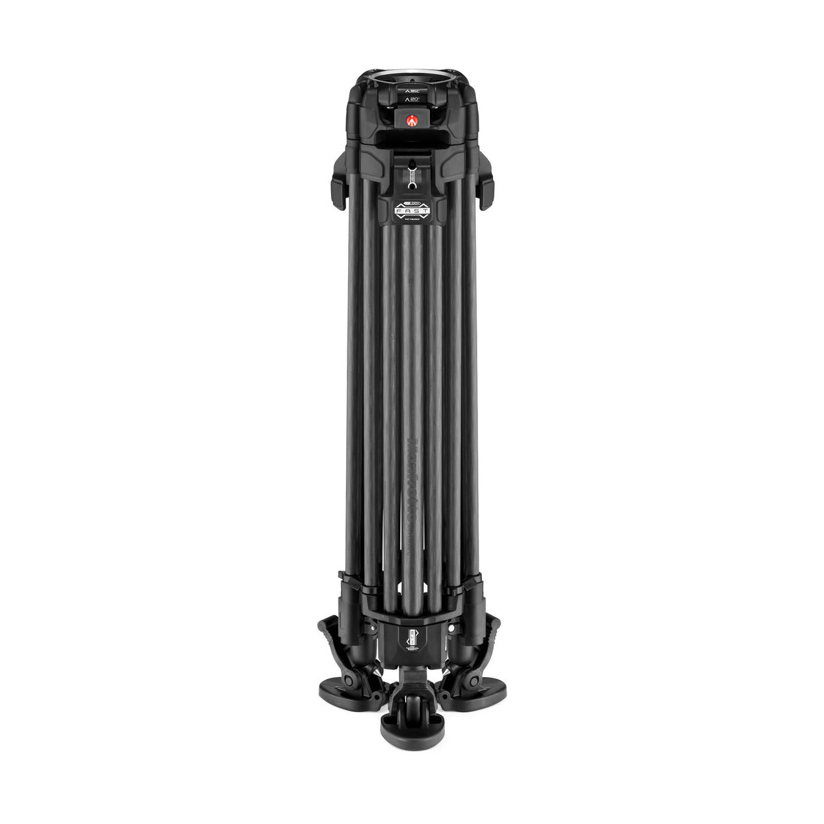 Manfrotto MVK608TWINFCUS Kit with Nitrotech 608 Fluid Head and 645 Fast Twin Leg Carbon Fiber Tripod & Bag