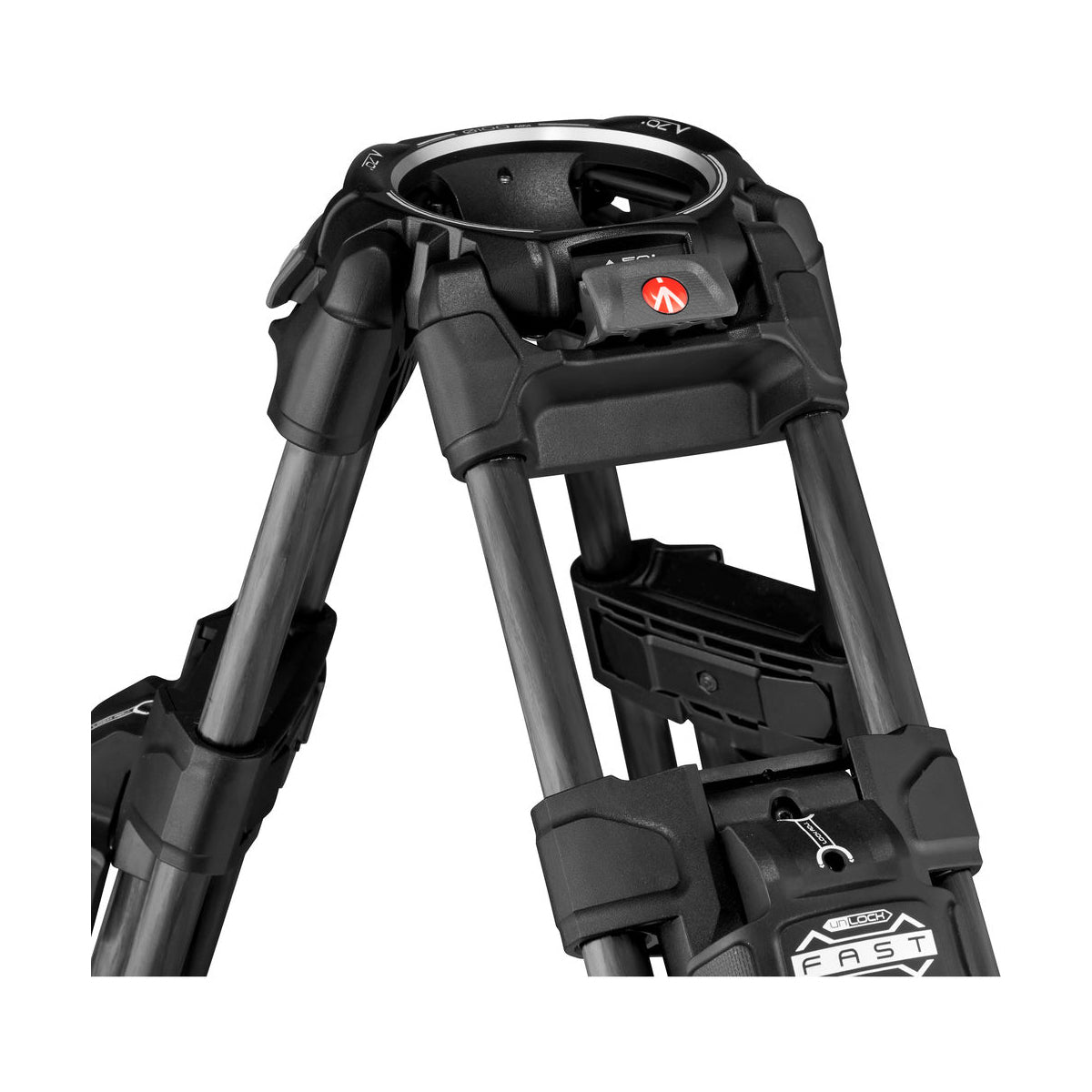 Manfrotto MVK612TWINFCUS Kit with Nitrotech 612 Fluid Head and 645 Fast Twin Leg Carbon Fiber Tripod & Bag