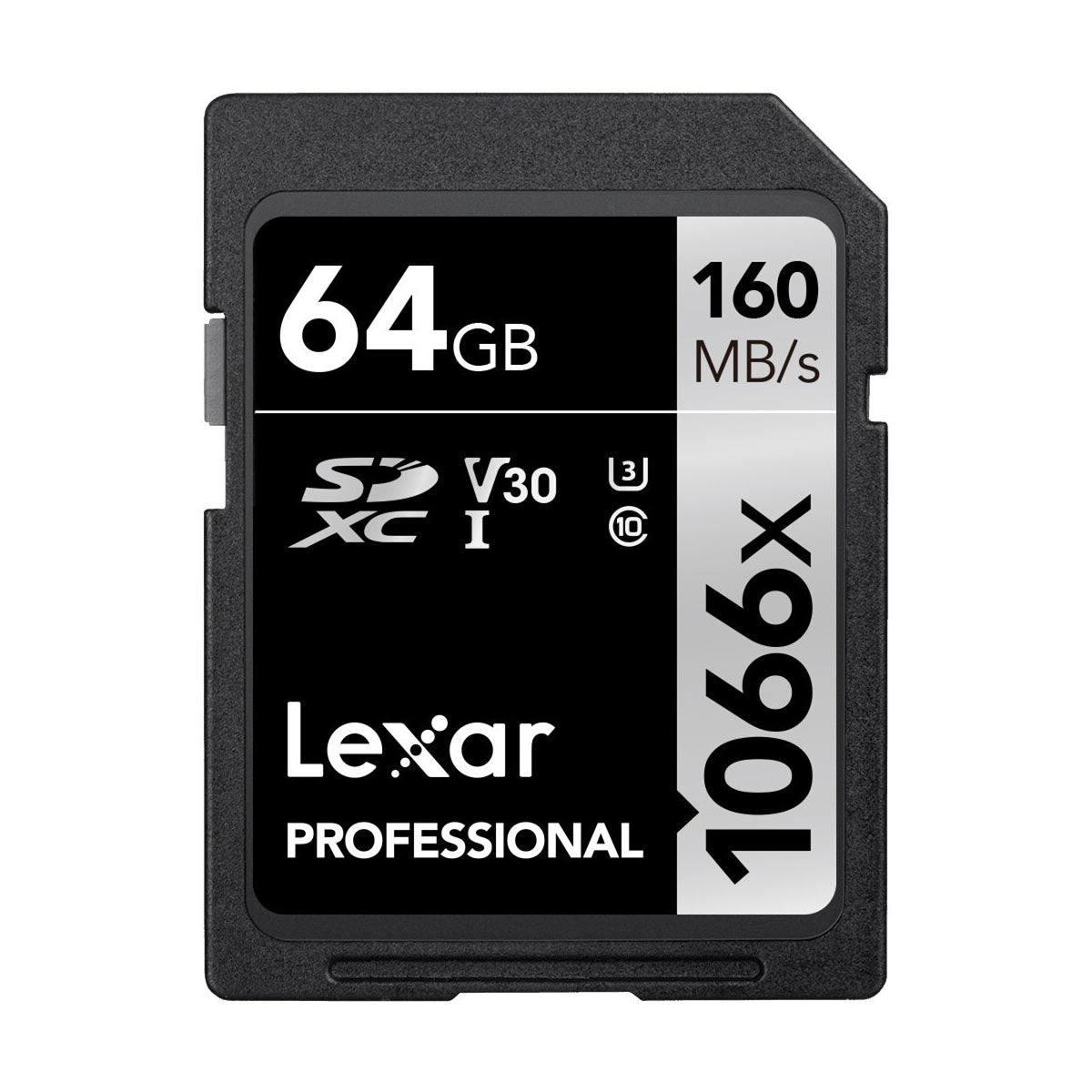 Lexar 64GB Professional 1066x UHS-I SDXC (V30) Memory Card