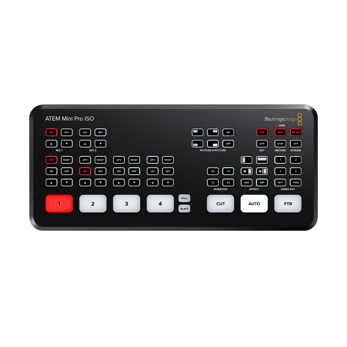 Blackmagic Design ATEM Mini Pro ISO HDMI Live Stream Switcher