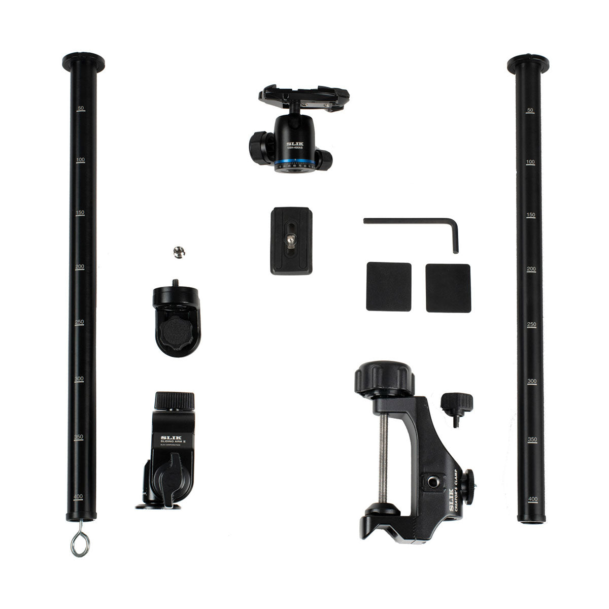 Slik Creator's Studio Kit with Creators Clamp, Sliding Arm II, and SBH-400AS Ball Head