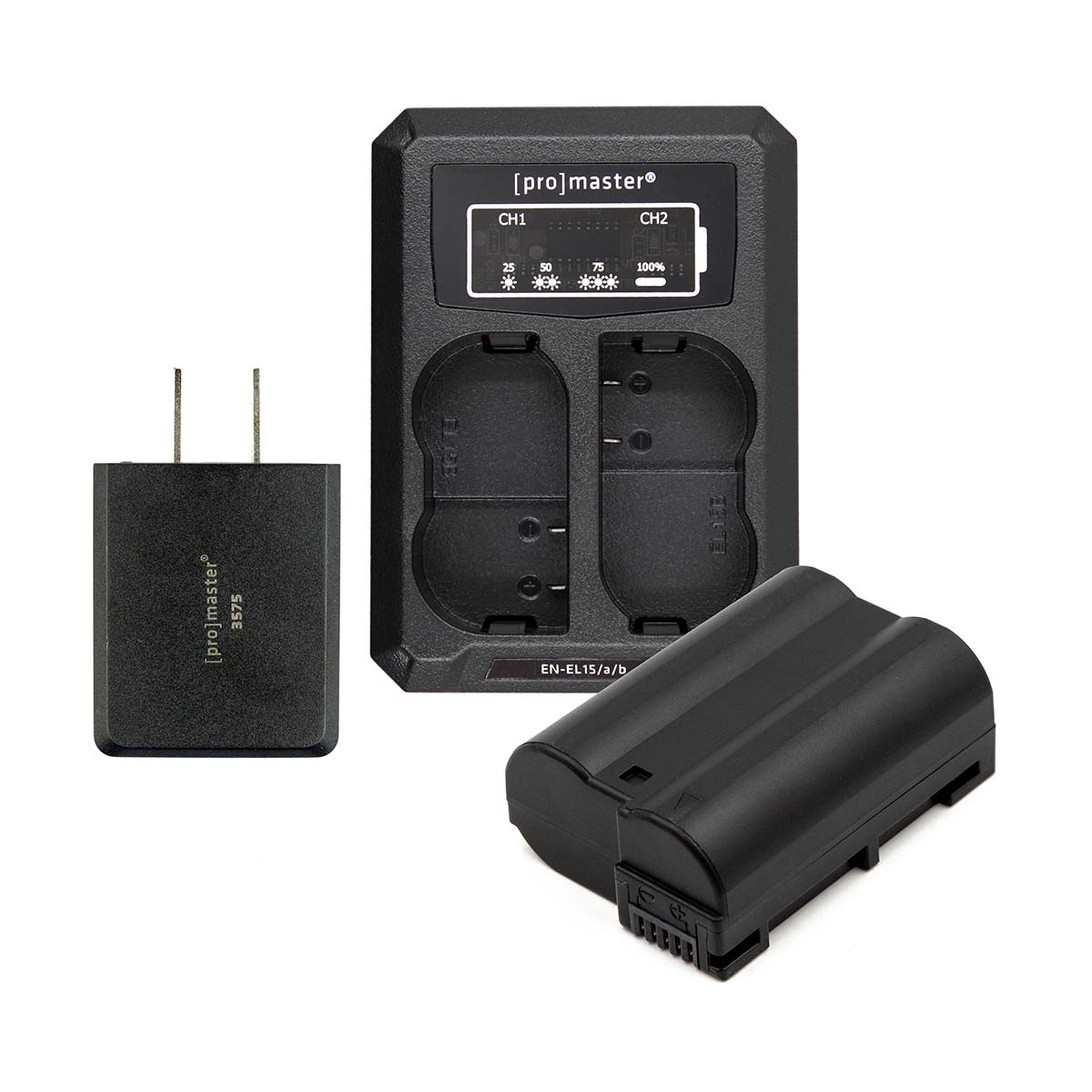 ProMaster EN-EL15c Battery and Charger Kit for Nikon