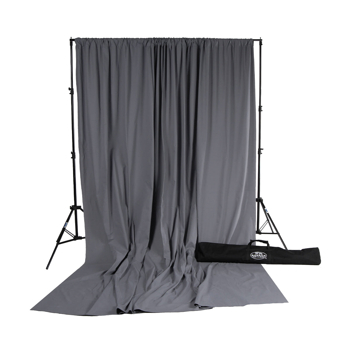 Savage Gray Solid Muslin 10’x24’