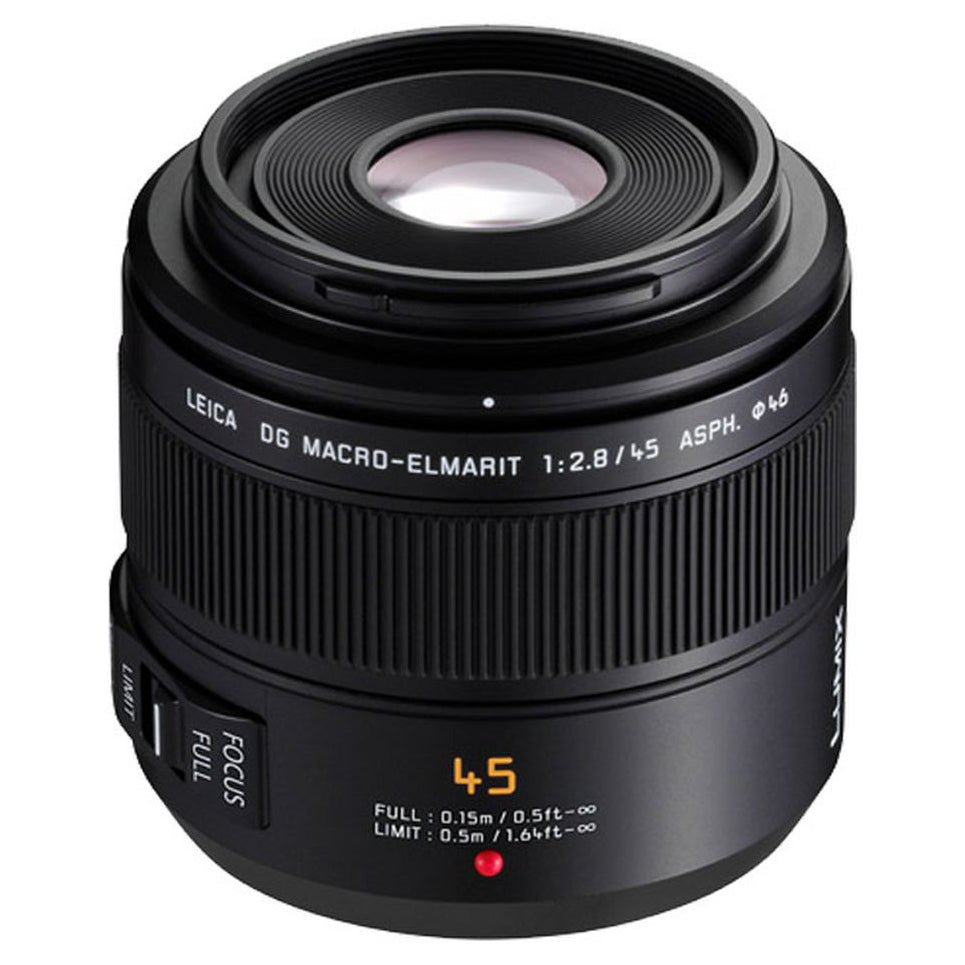 Panasonic Leica 45mm f/2.8 Macro-Elmar Lens