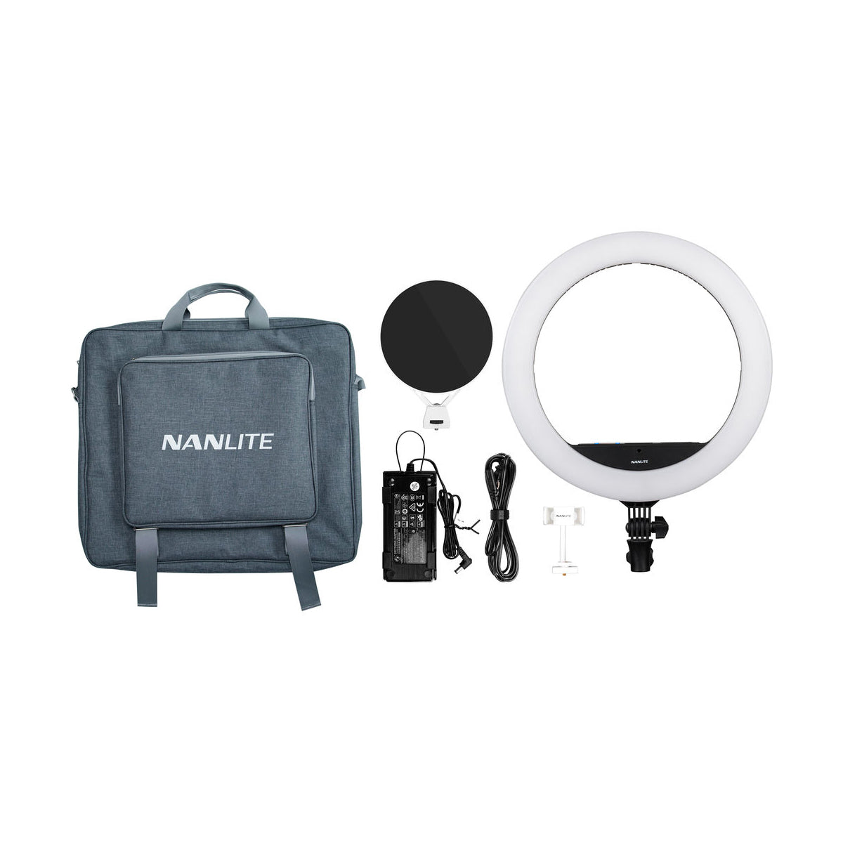 NanLite Halo 16C RGB LED Ring Light with Case