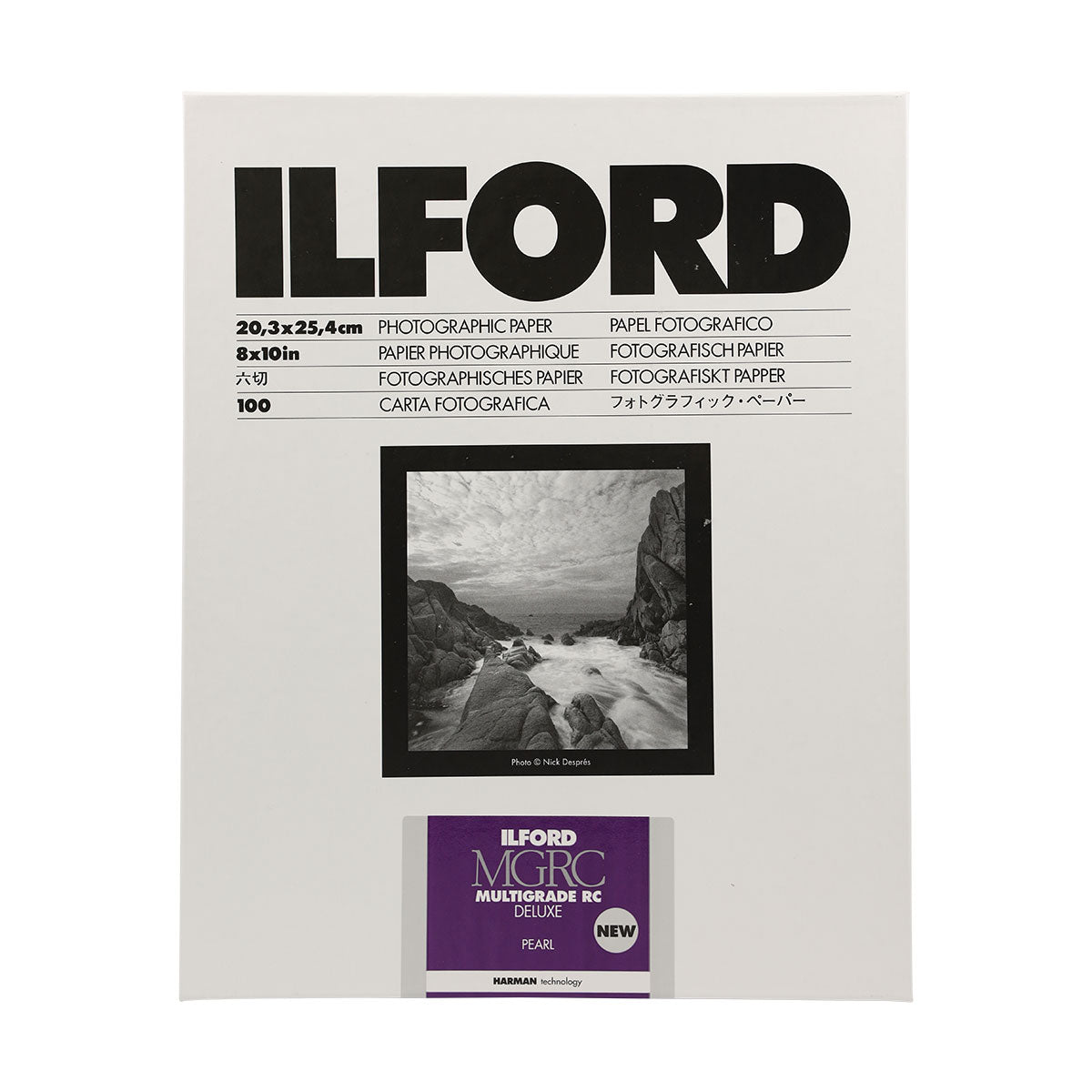 Ilford Multigrade RC Deluxe Pearl 8X10 100