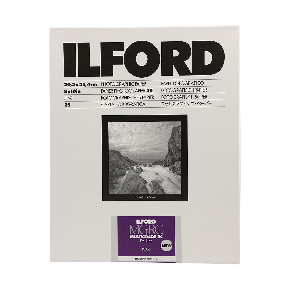 Ilford Multigrade RC Deluxe Pearl 8X10 25