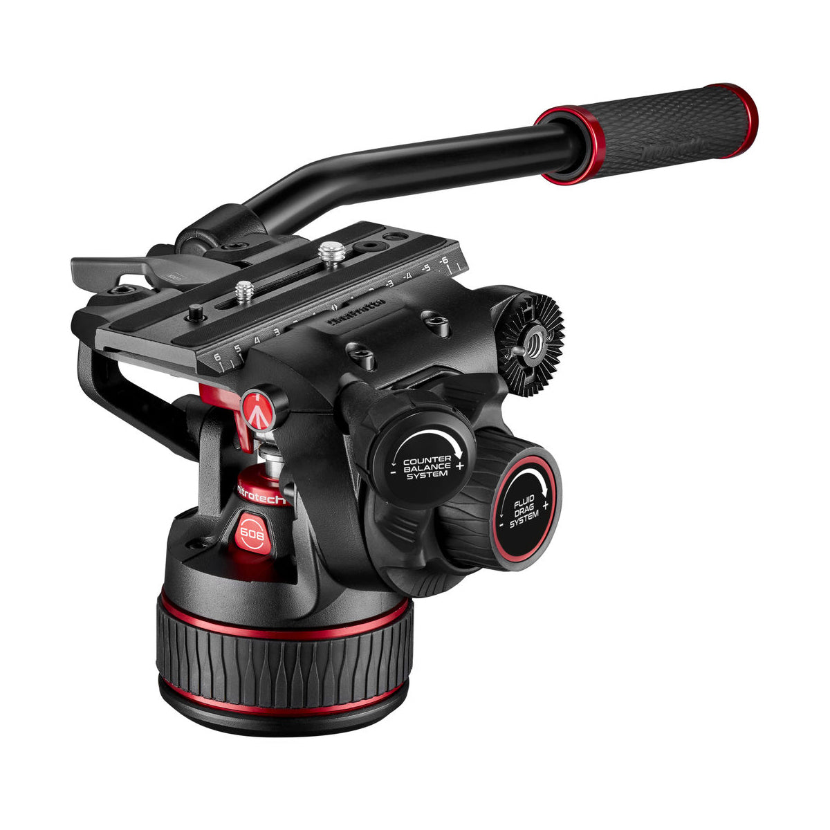 Manfrotto MVK608TWINFCUS Kit with Nitrotech 608 Fluid Head and 645 Fast Twin Leg Carbon Fiber Tripod & Bag