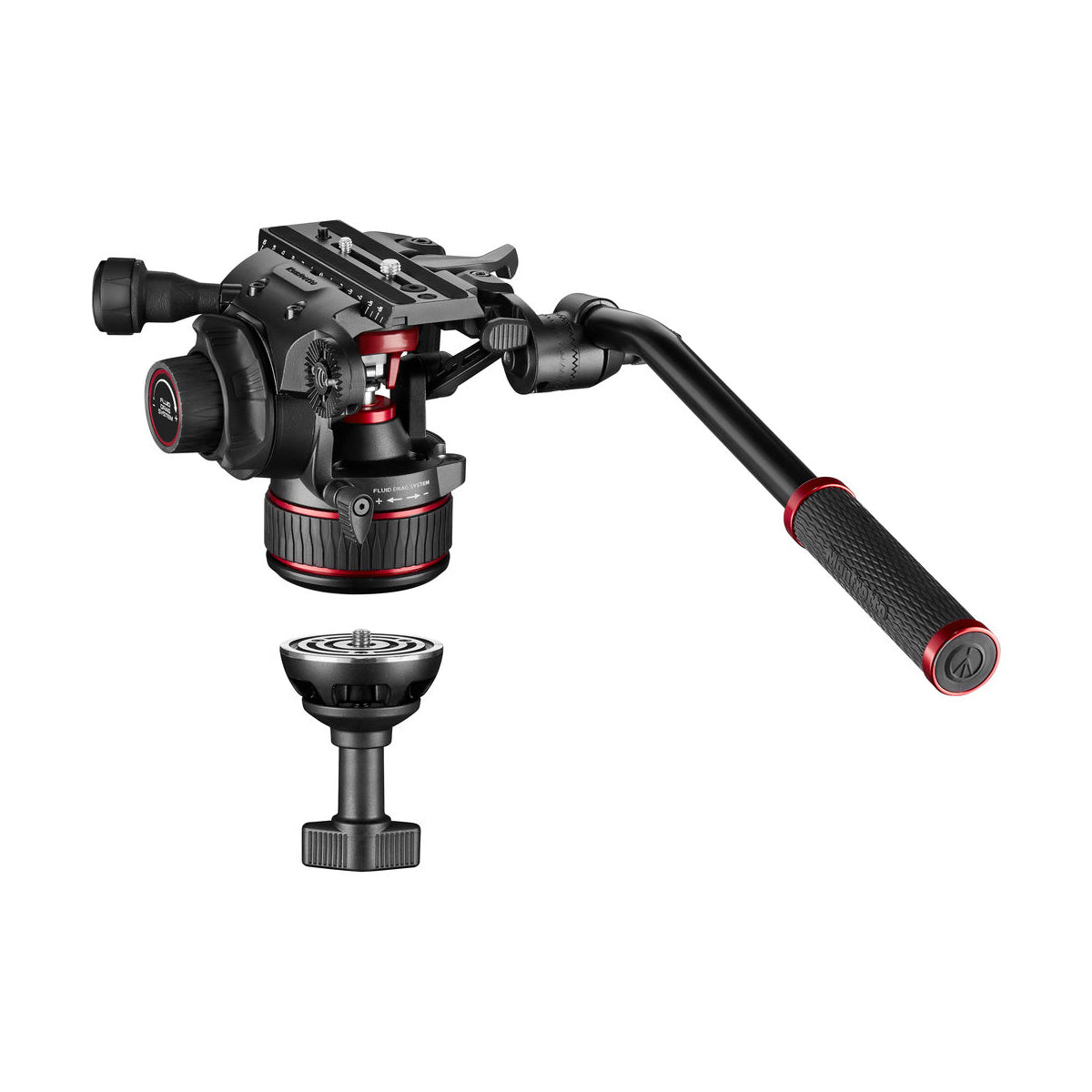 Manfrotto MVK608SNGFCUS Kit with Nitrotech 608 Fluid Head and 635 Fast Single Leg Carbon Fiber Tripod & Bag