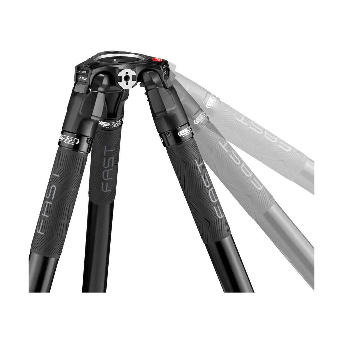 Manfrotto MVK612SNGFCUS Nitrotech 612 Fluid Head with 635 FAST Single Leg Carbon Fiber Tripod