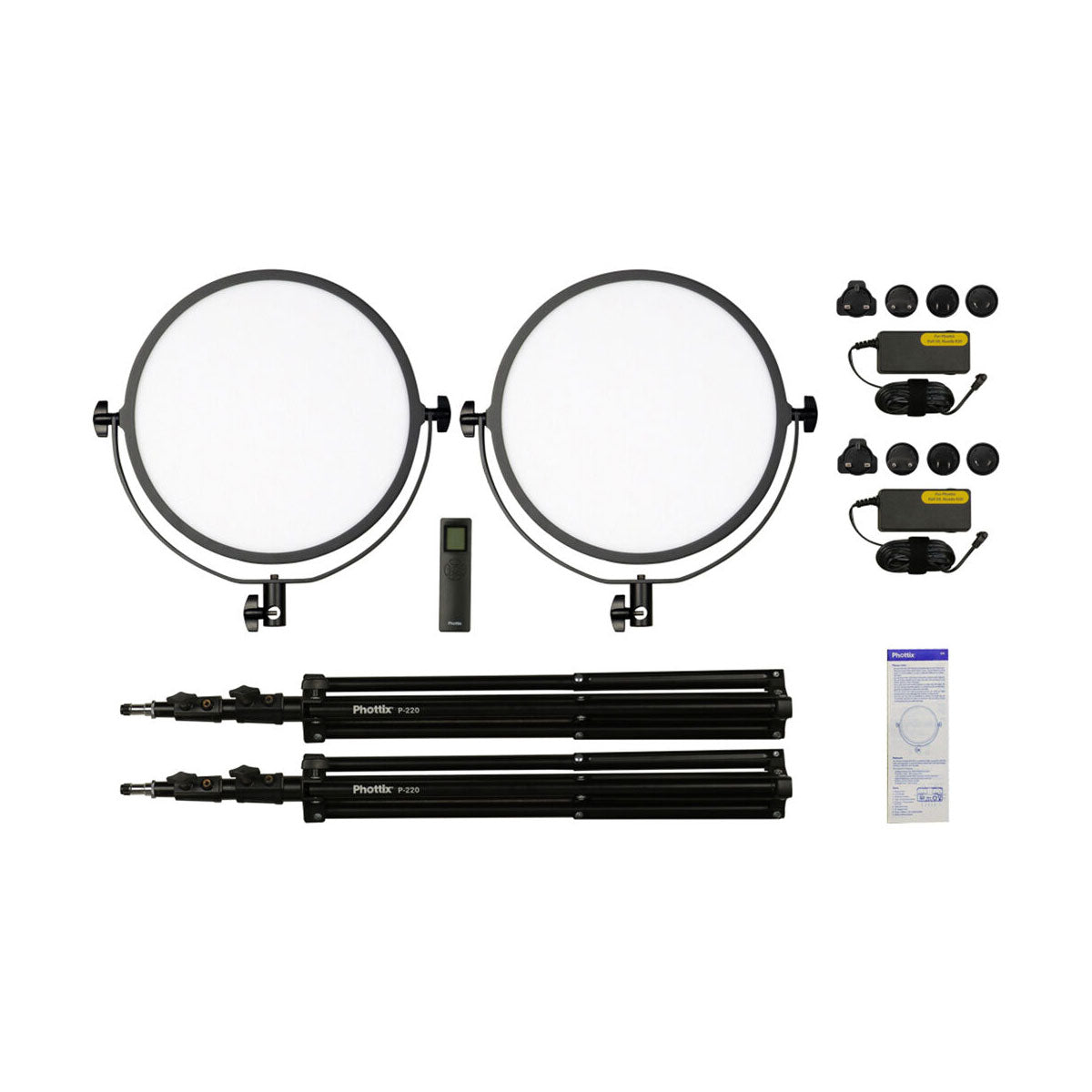 Phottix Nuada R3 II LED Light Twin Kit Set