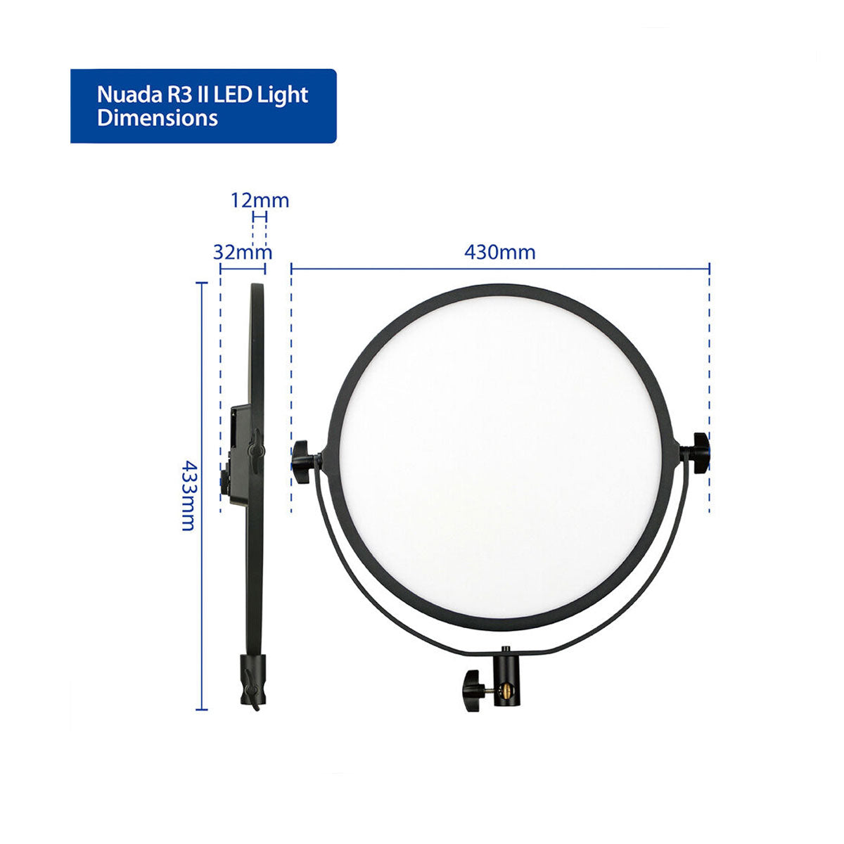 Phottix Nuada R3 II LED Light Twin Kit Set