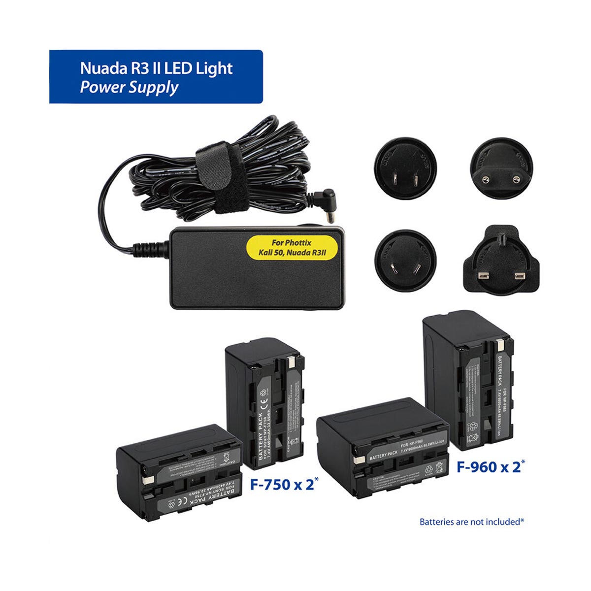 Phottix Nuada R3 II LED Light Twin Kit Set