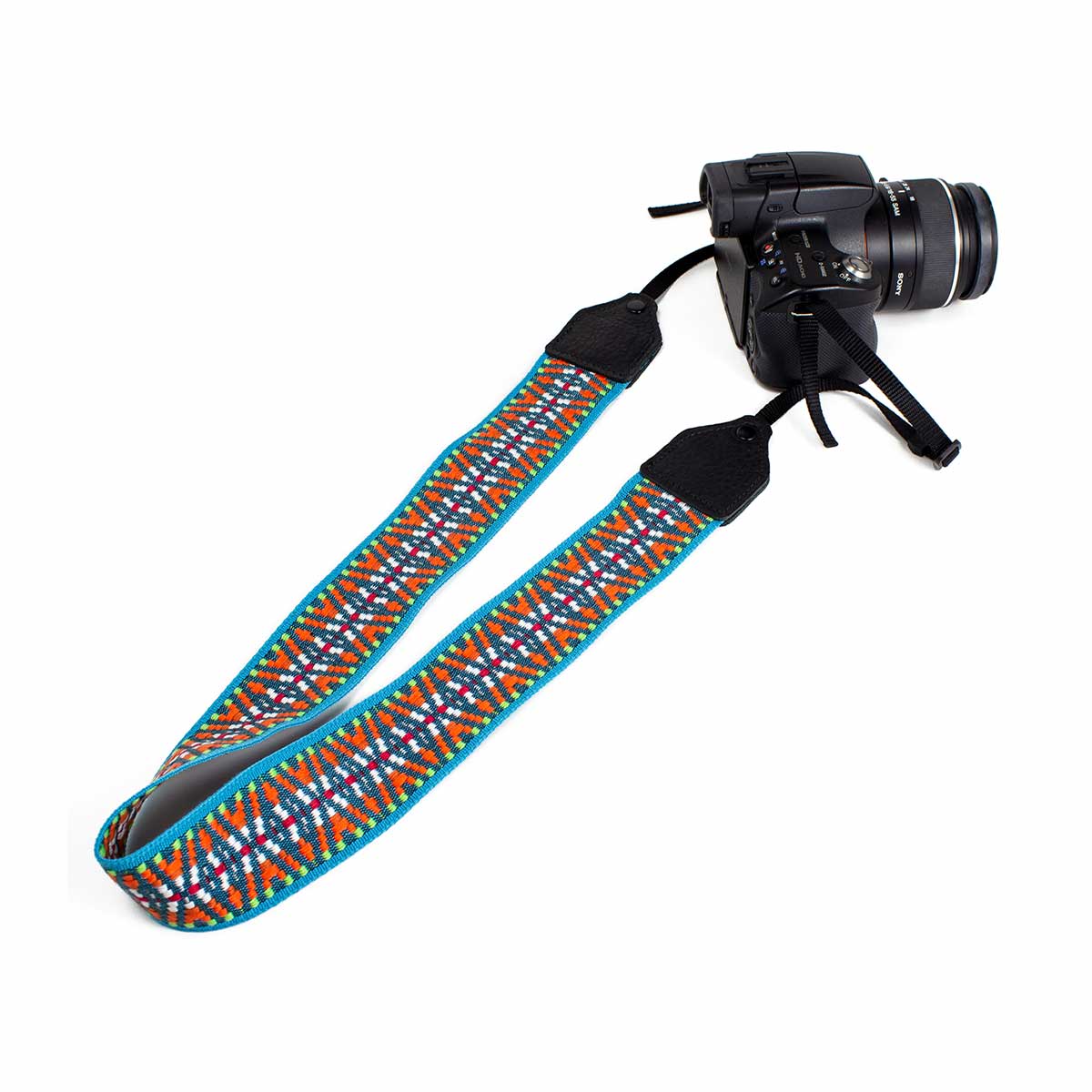 Perri's Leathers 2" Nylon Camera Strap (Hootenanny Sunrise)