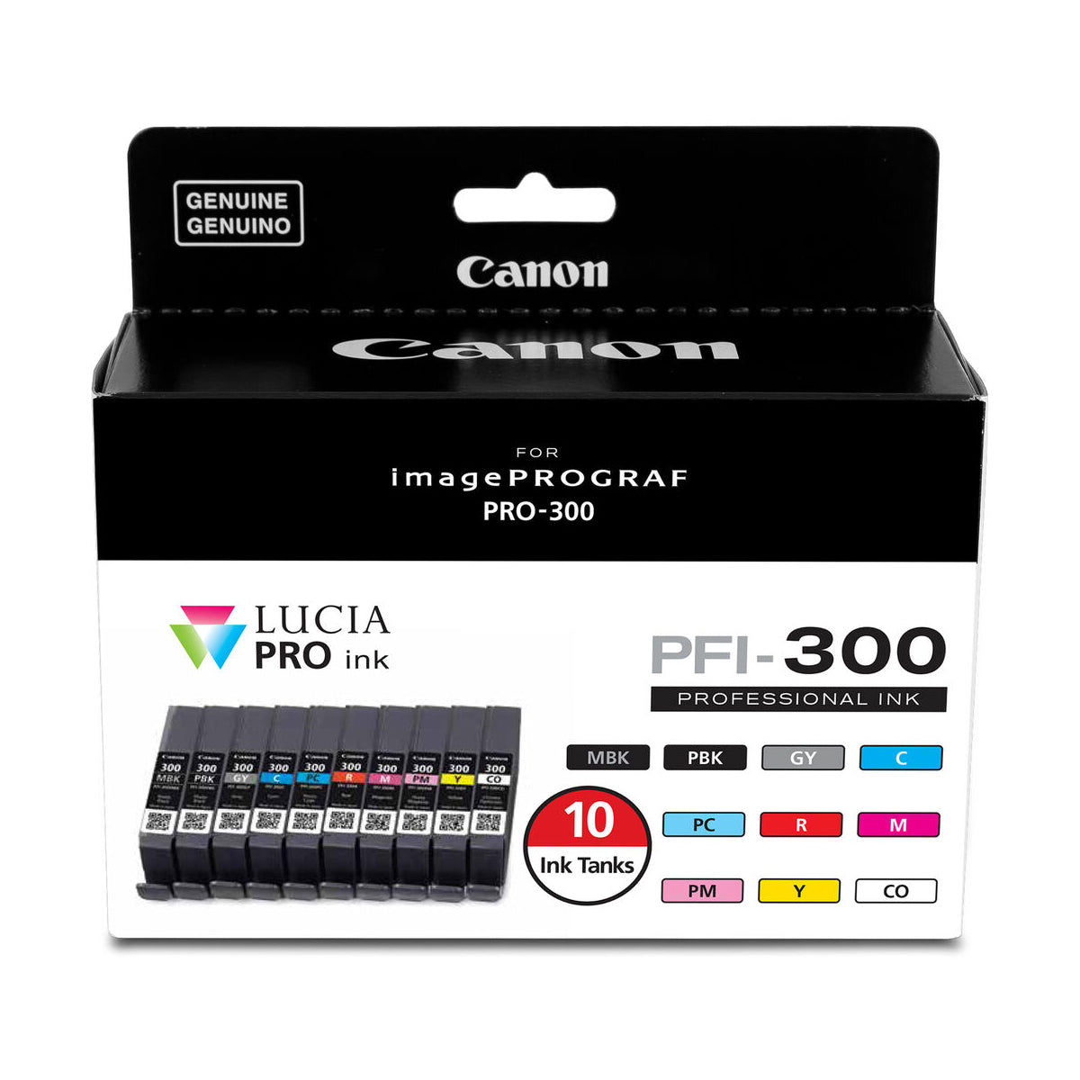 Canon PFI-300 10 Ink Tank Set (PRO-300)