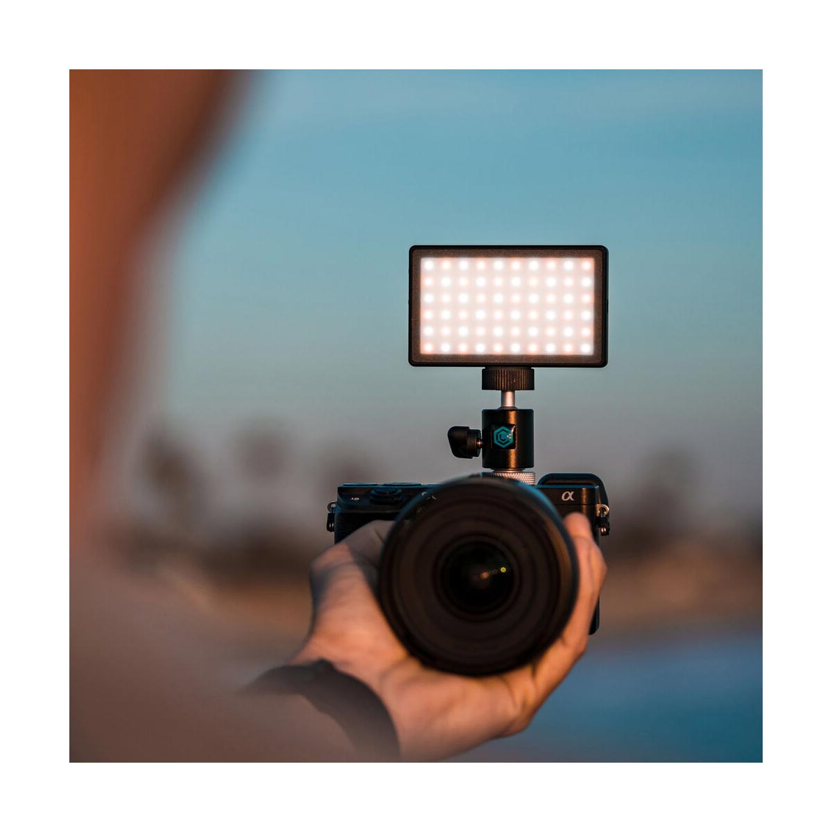 Lume Cube Panel Mini w/Ballhead Camera Mount