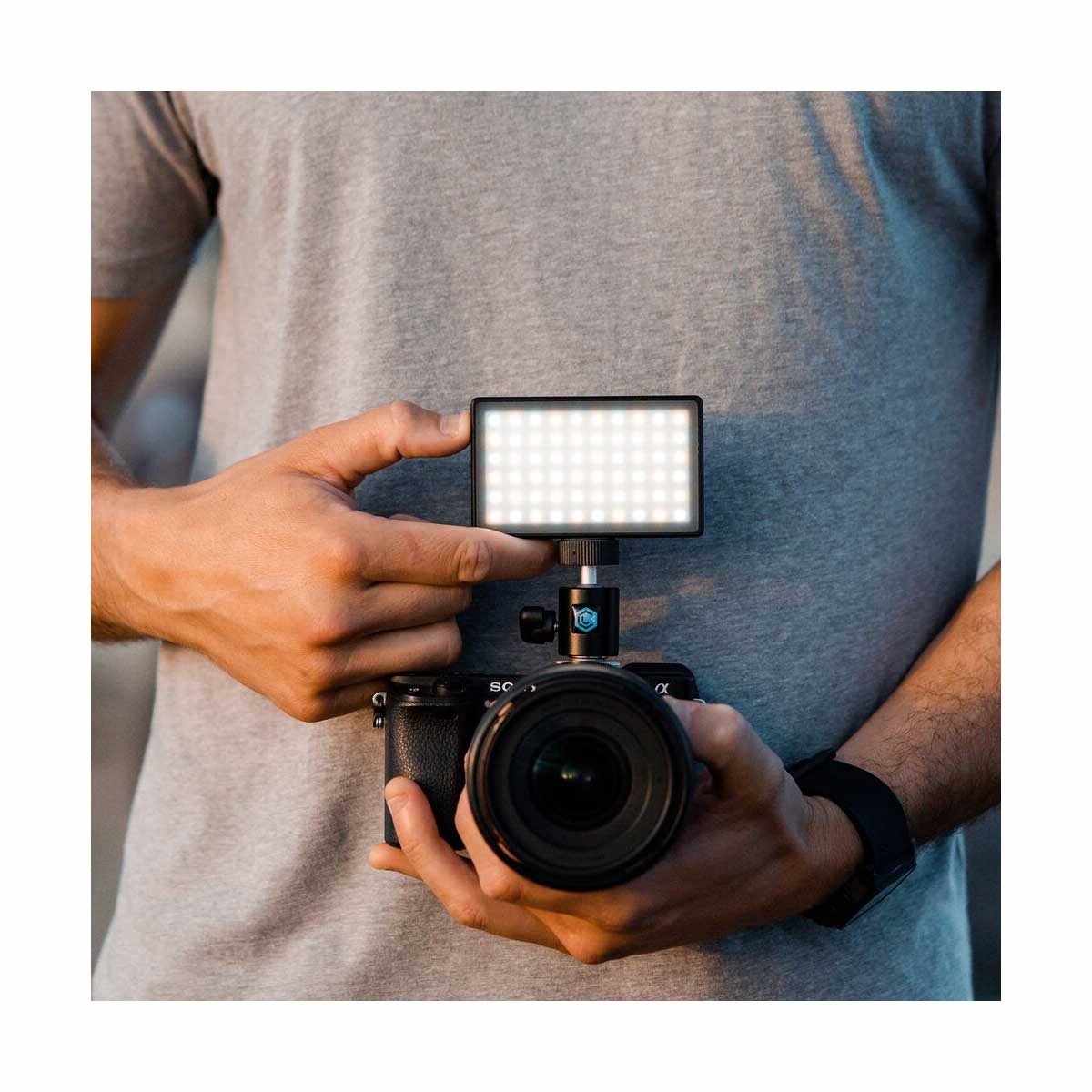 Lume Cube Panel Mini w/Ballhead Camera Mount