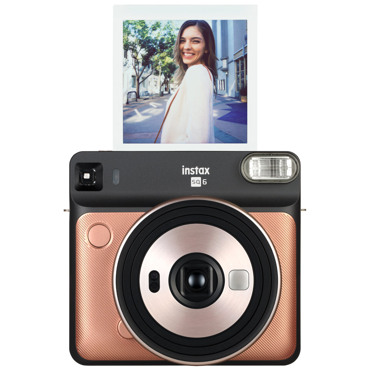 Fujifilm INSTAX Square SQ6 Instant Film Camera (Blush Gold)